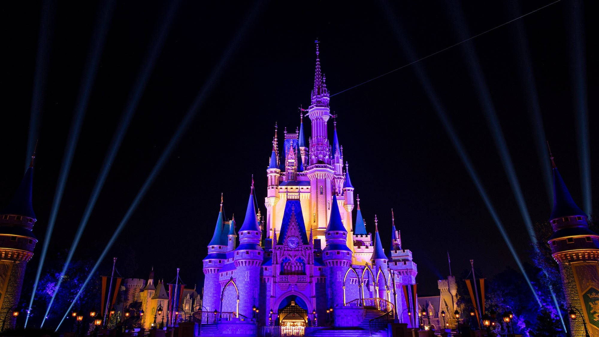 Disneyworld de Noche Fondos de pantalla