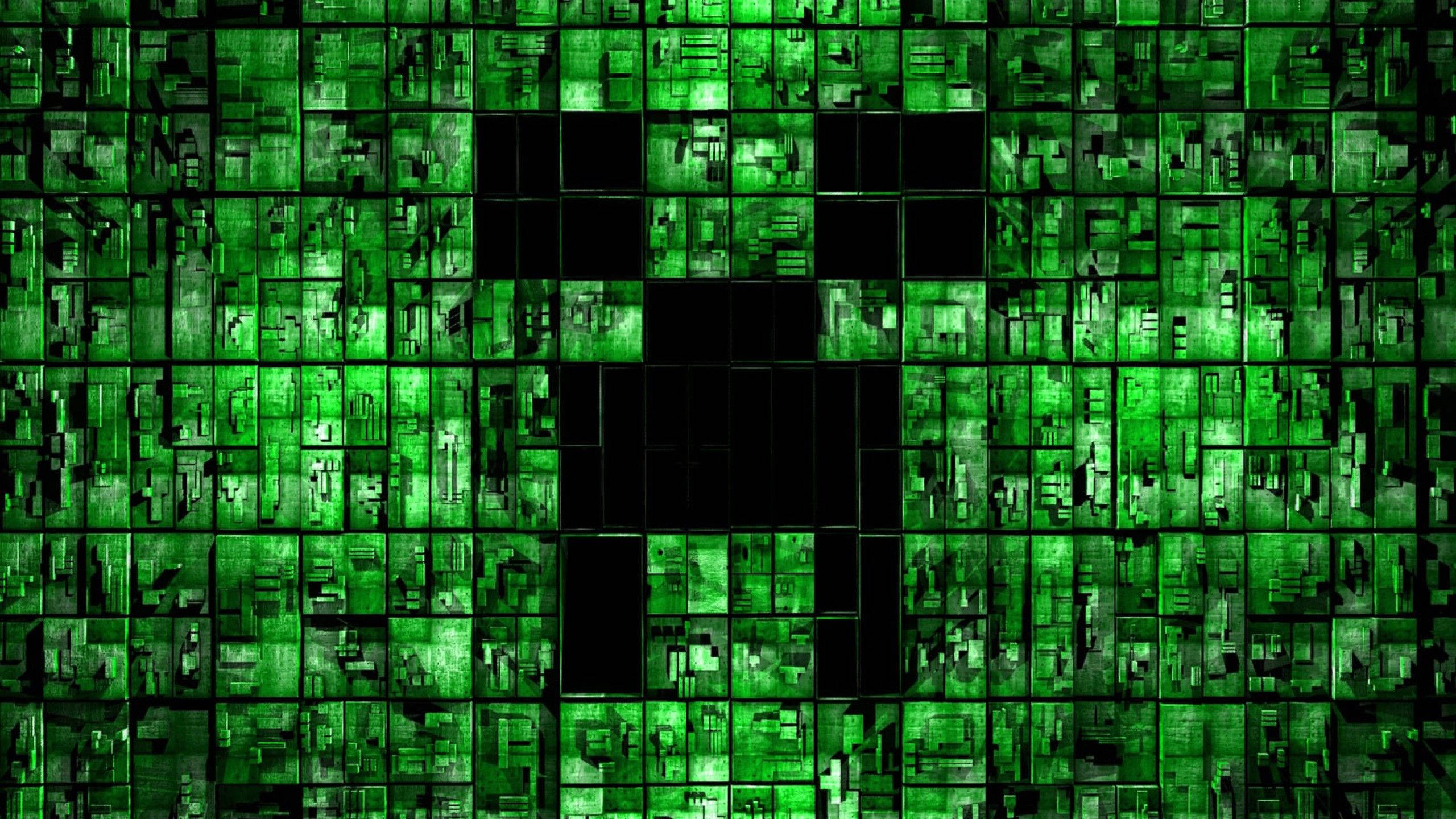 Diversidad en Minecraft: Collage de Creepers Fondos de pantalla