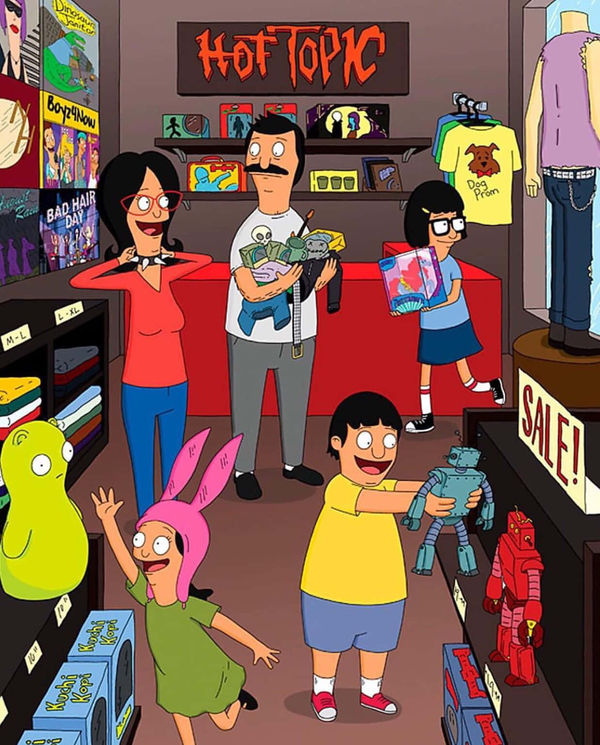 Diversión familiar en Bob's Burgers Fondos de pantalla