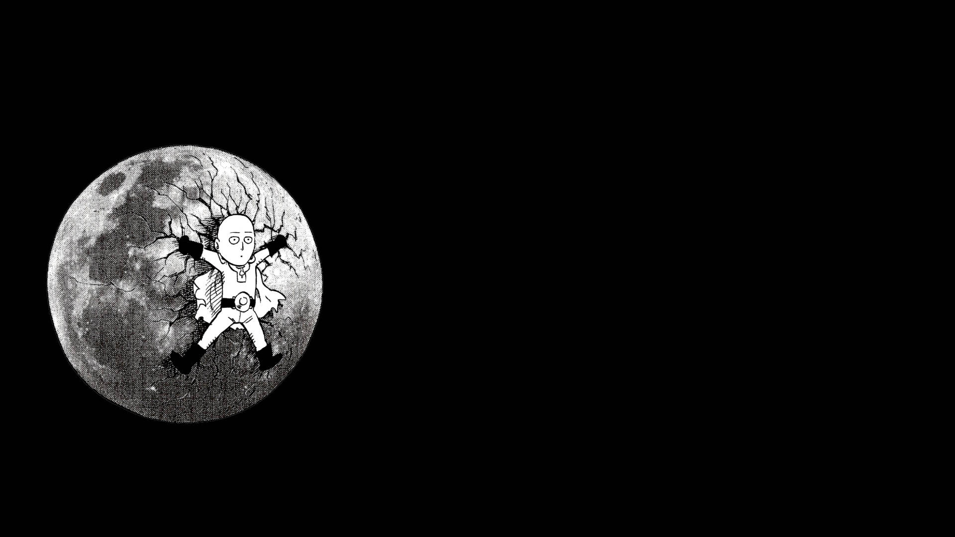 Divertido anime Saitama planeta Tierra Fondos de pantalla