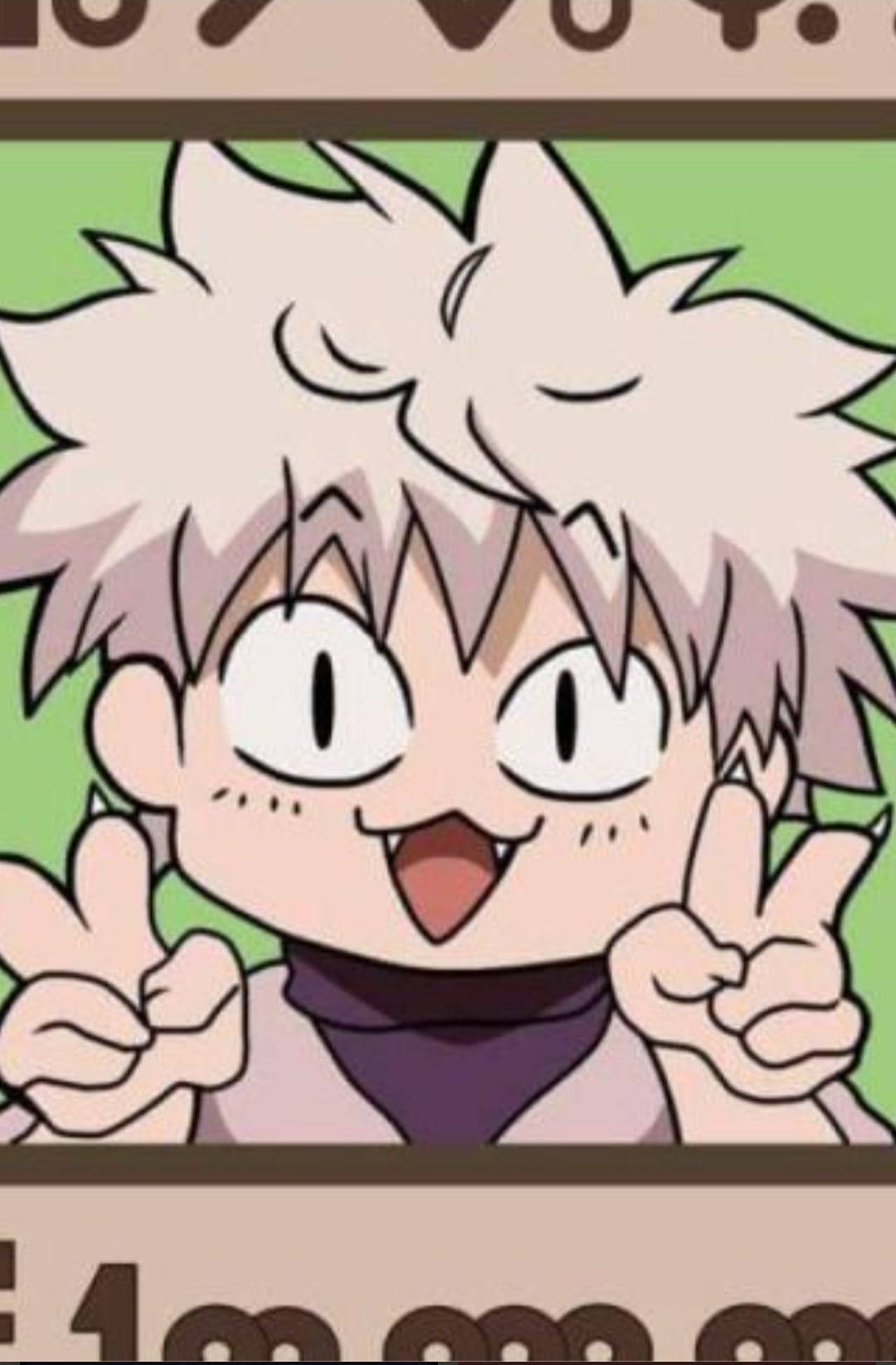 Divertido fanart de Killua de Hunter X Hunter para foto de perfil Fondos de pantalla
