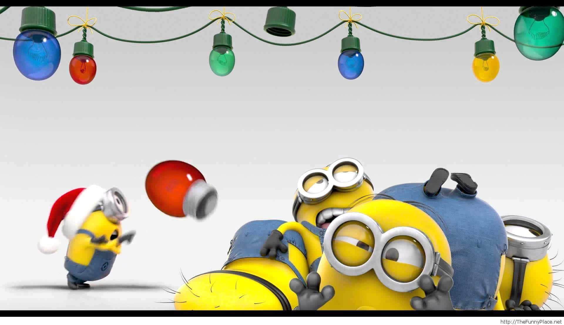 Divertido Santa y Reno en Nochebuena Fondos de pantalla