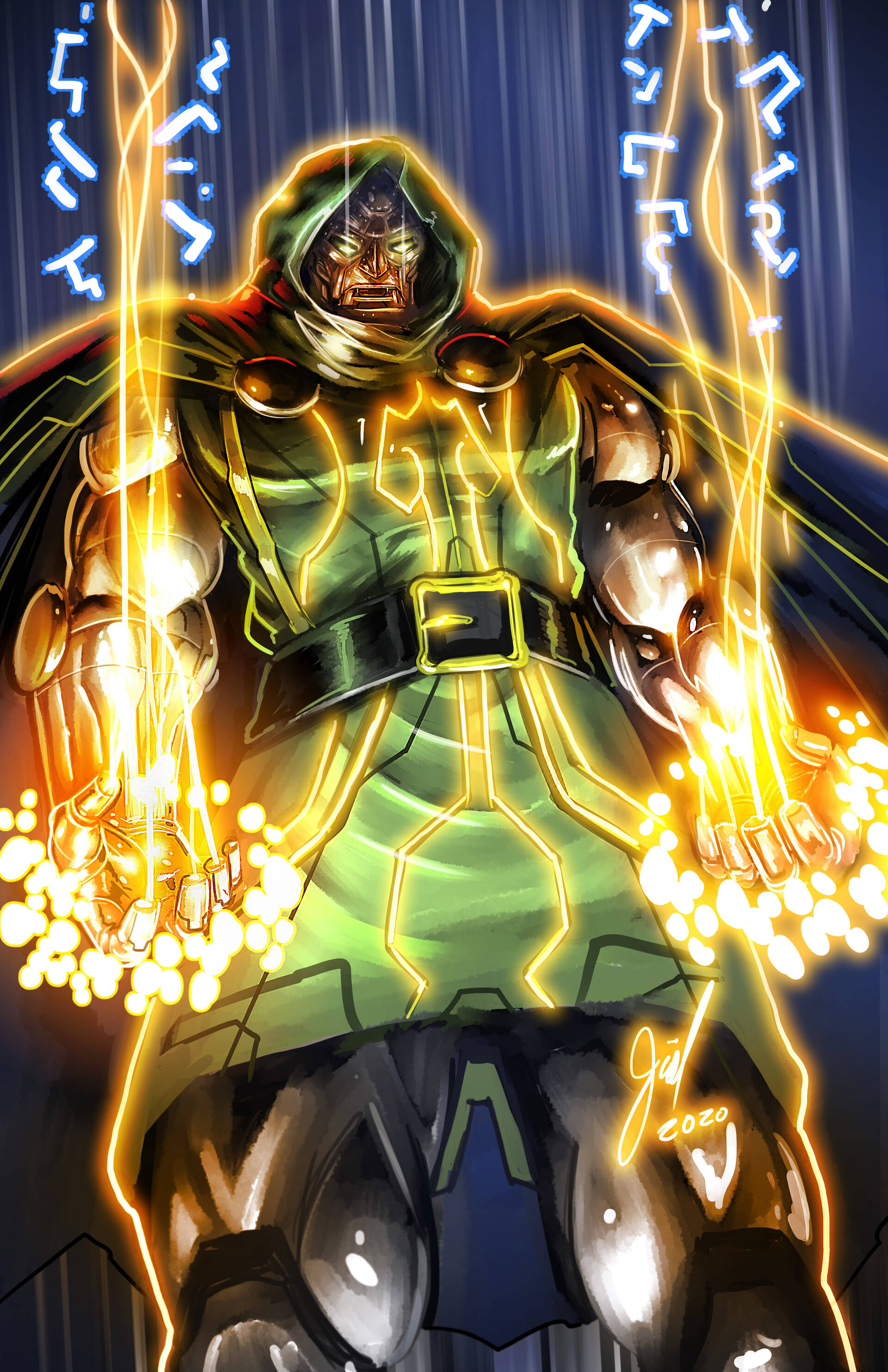 Doctor Doom Guanteletes Láser Fondos de pantalla