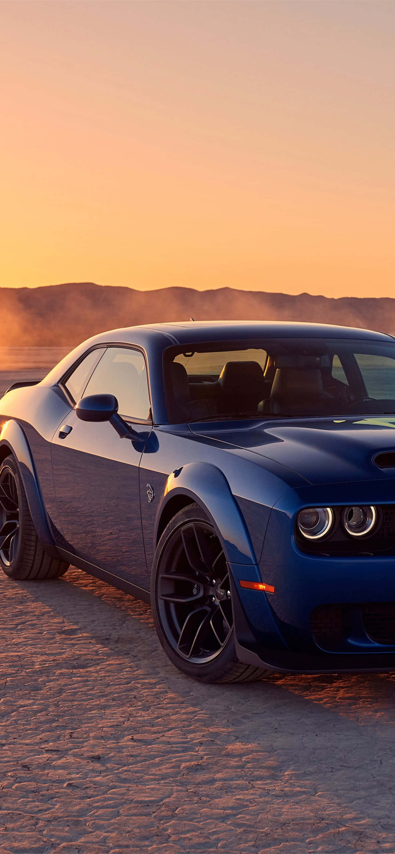 Dodge Hellcat Cielo Atardecer Fondos de pantalla