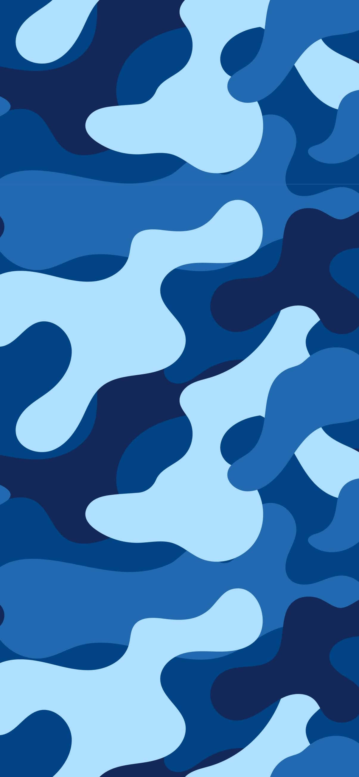 Domina la Calle con el Camuflaje BAPE Azul Fondos de pantalla