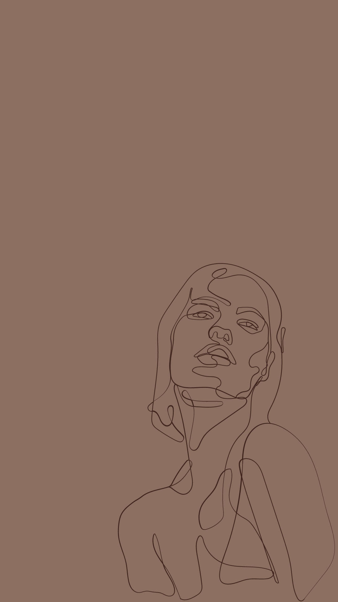 Dominio abstracto de la estética beige Fondos de pantalla