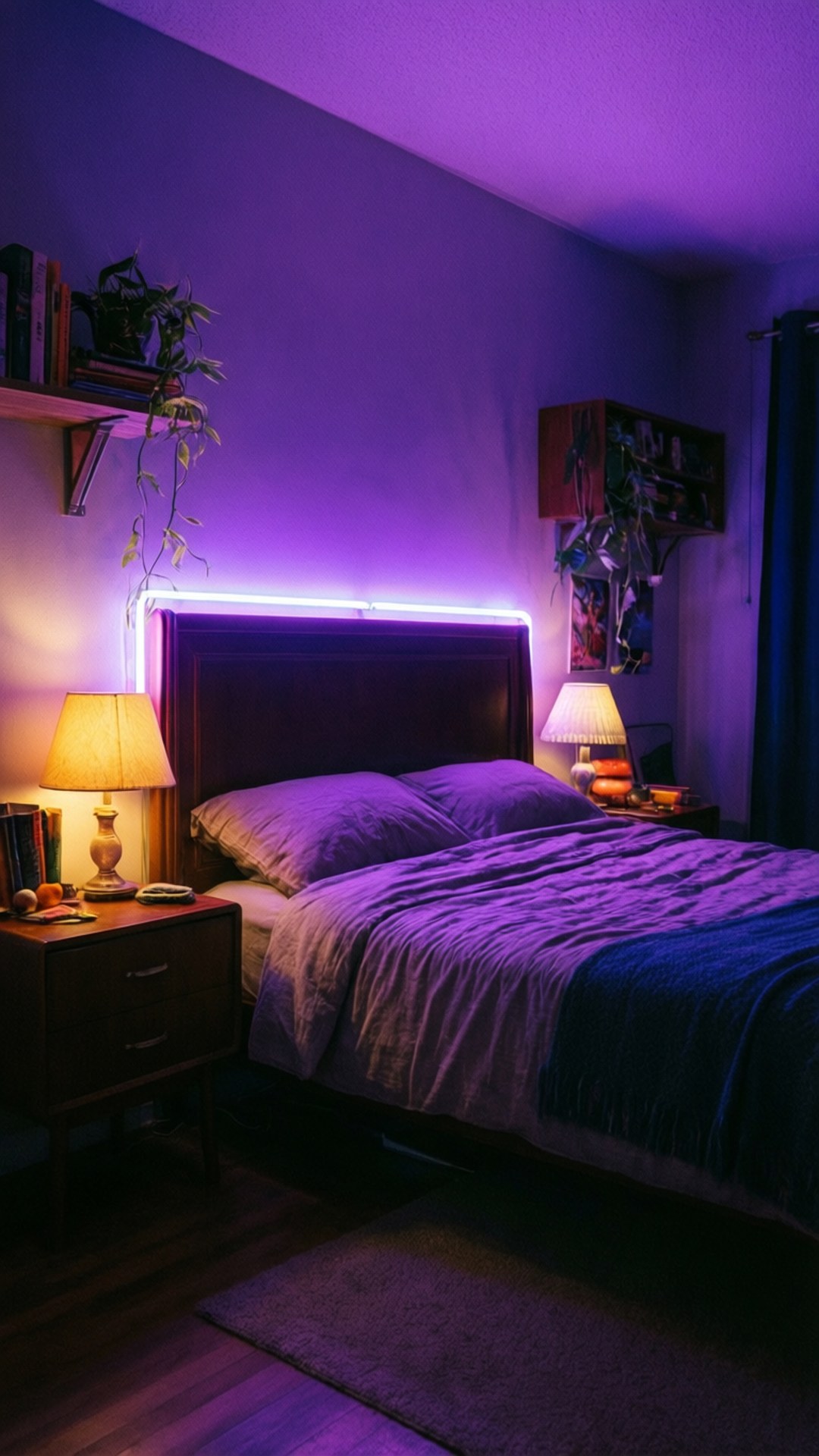 Dormitorio Neón Fondos de pantalla