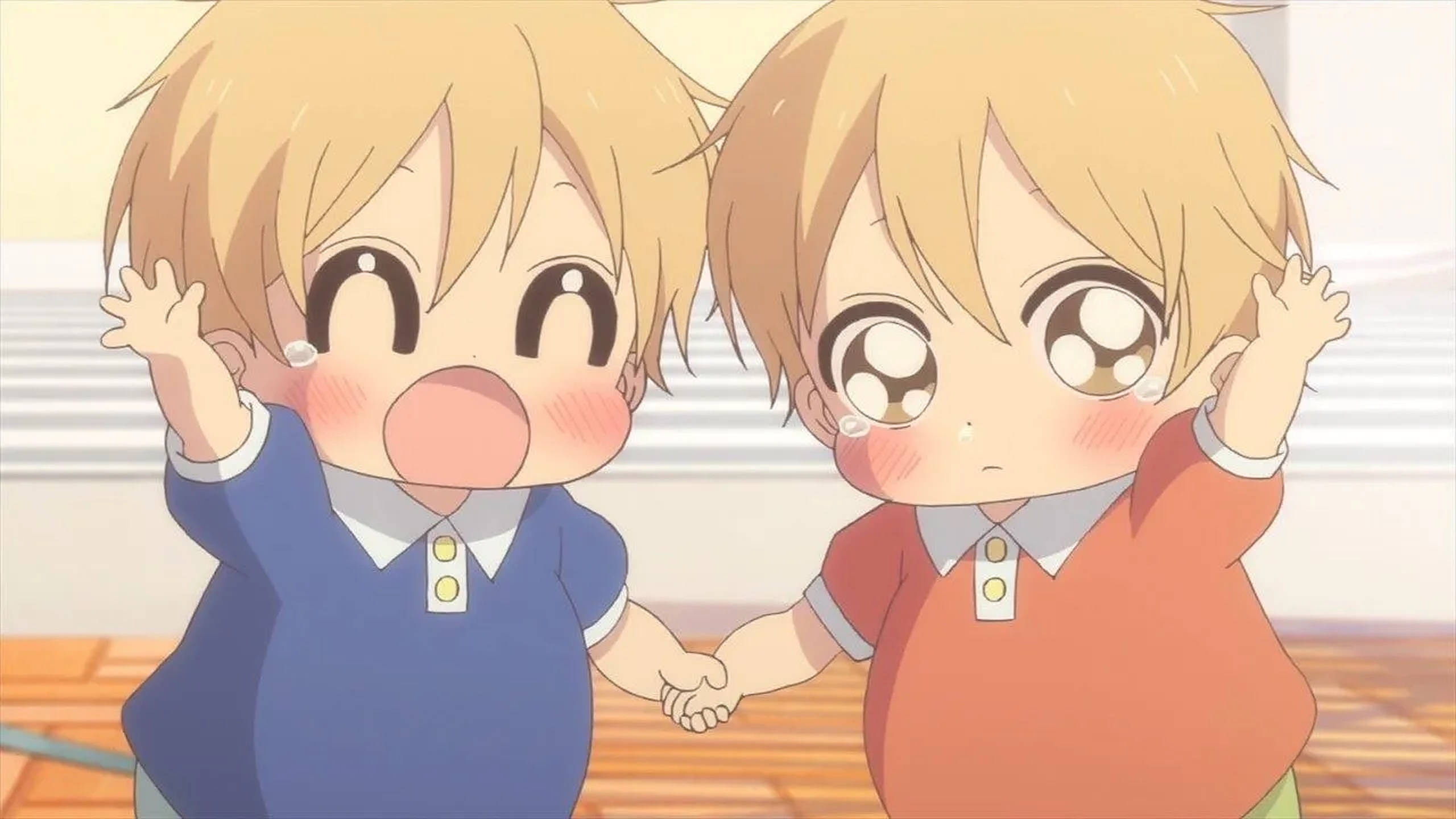 Dos Adorables Niños Anime Fondos de pantalla