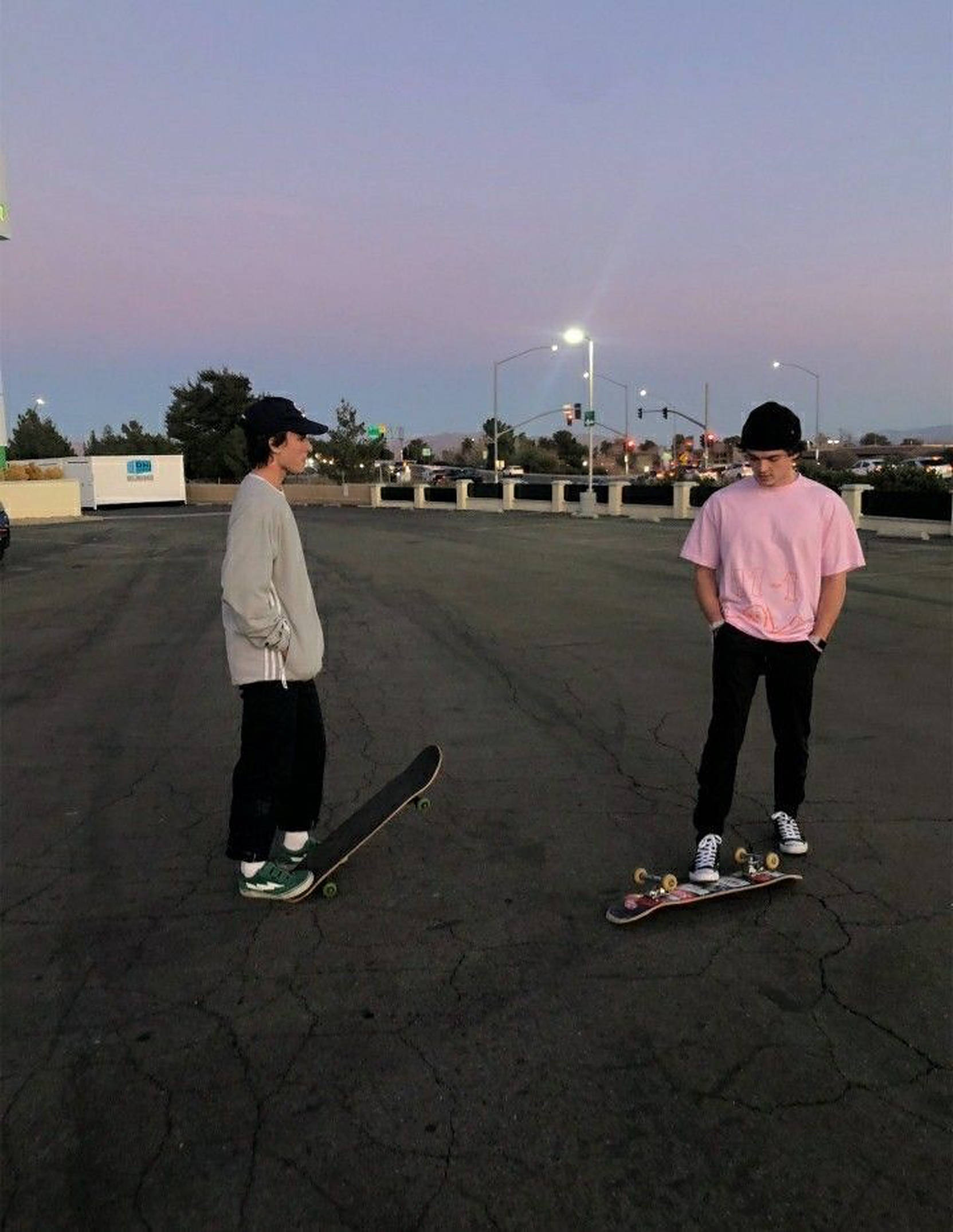 Dos Chicos Skaters Estéticos Fondos de pantalla