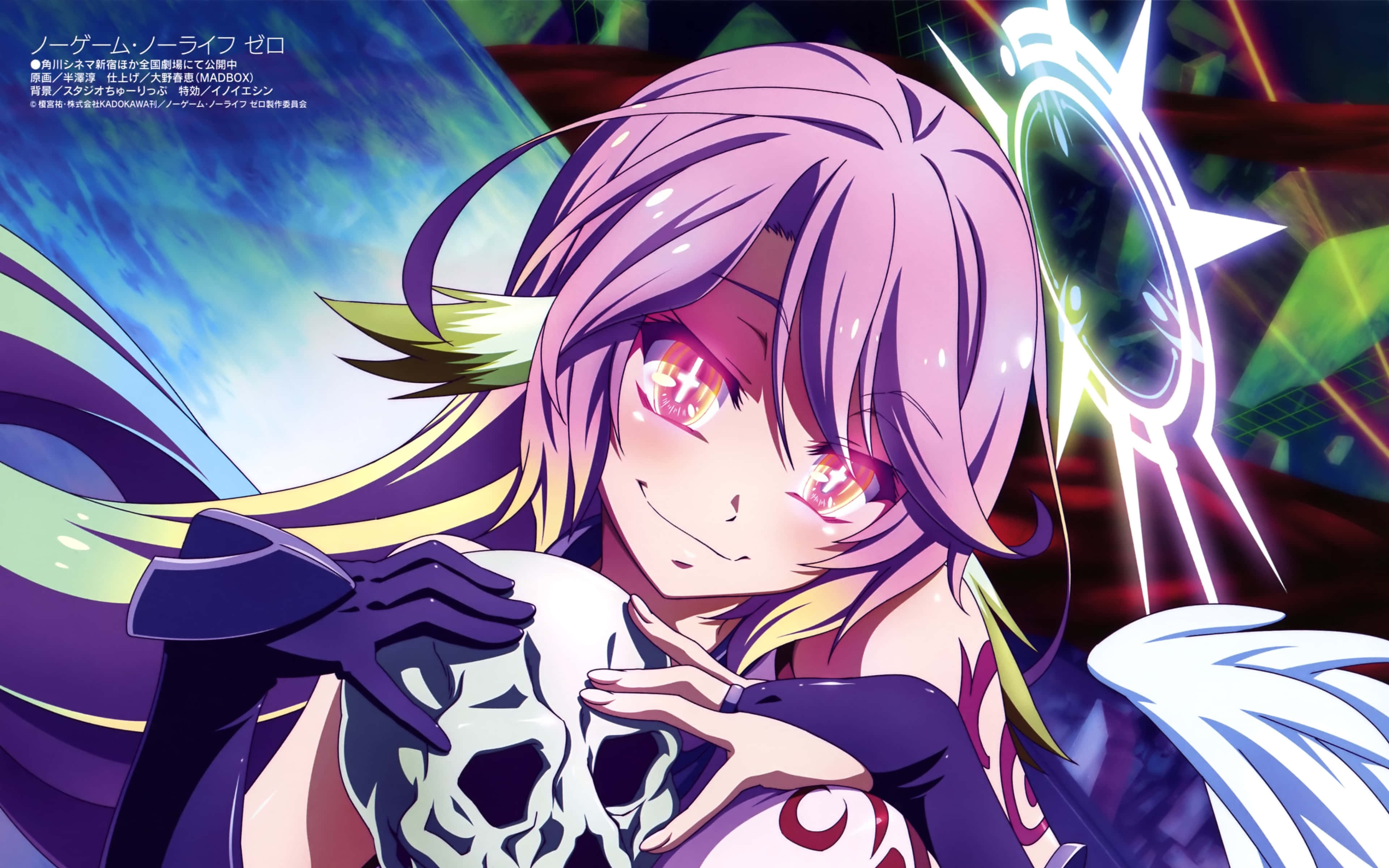 Dos gamers disfrutando su vida en el mundo de No Game No Life Fondos de pantalla