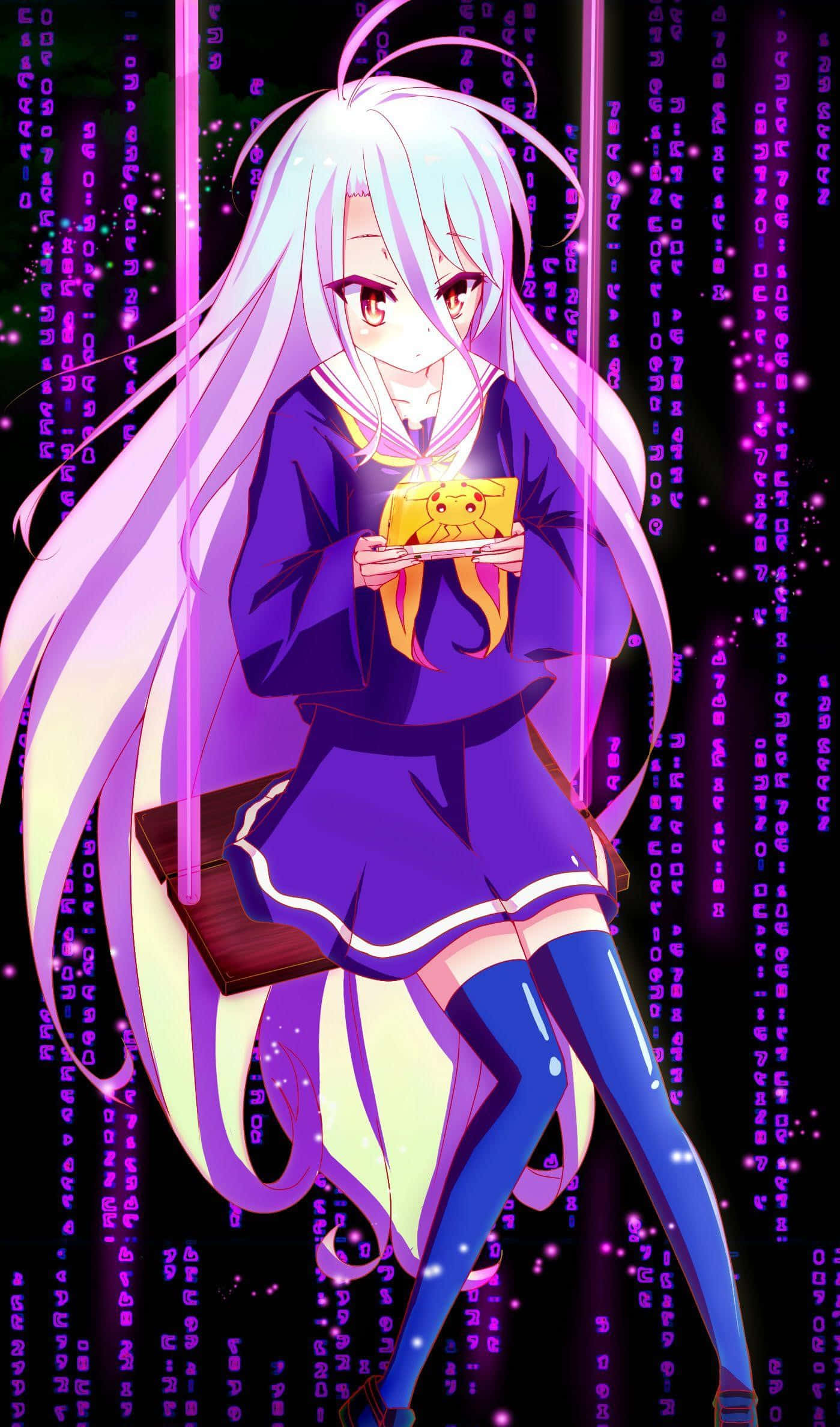 Dos hermanastras luchan por la supremacía en el colorido mundo de No Game No Life Fondos de pantalla