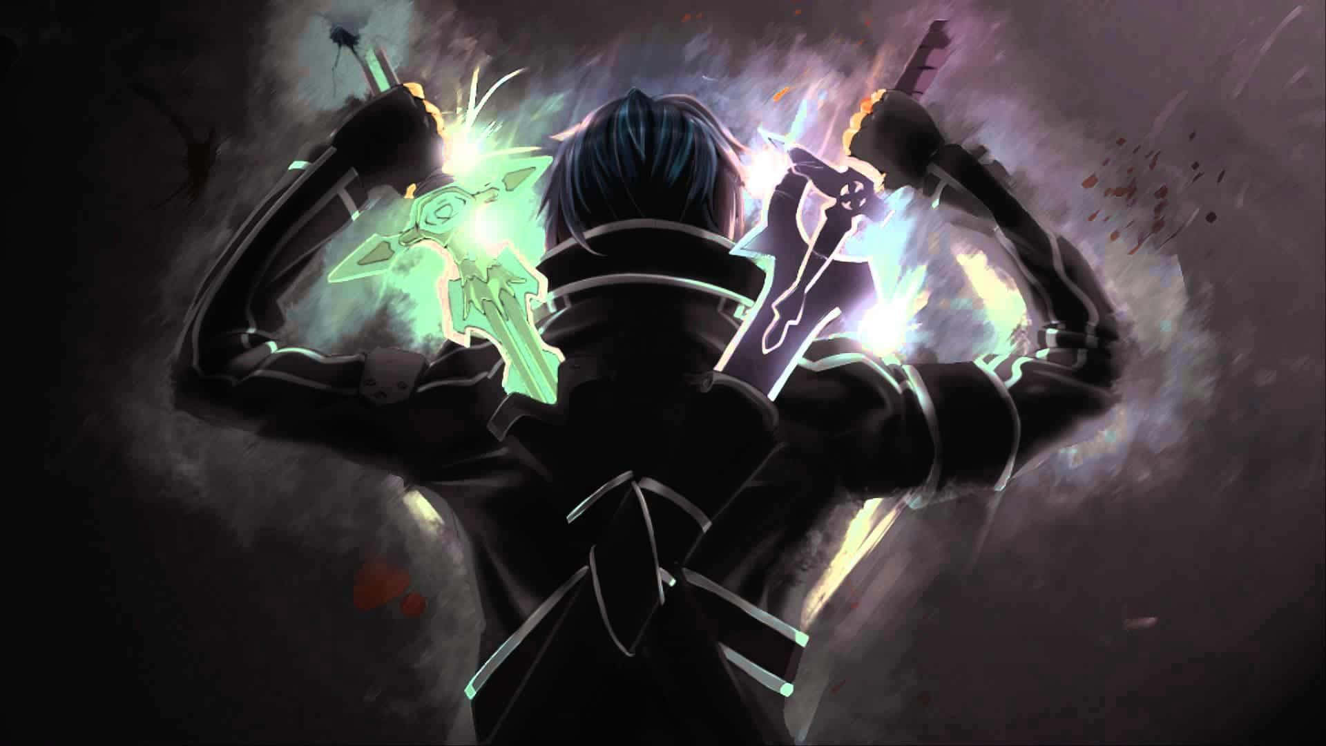 Dos personajes de anime en un combate épico Fondos de pantalla