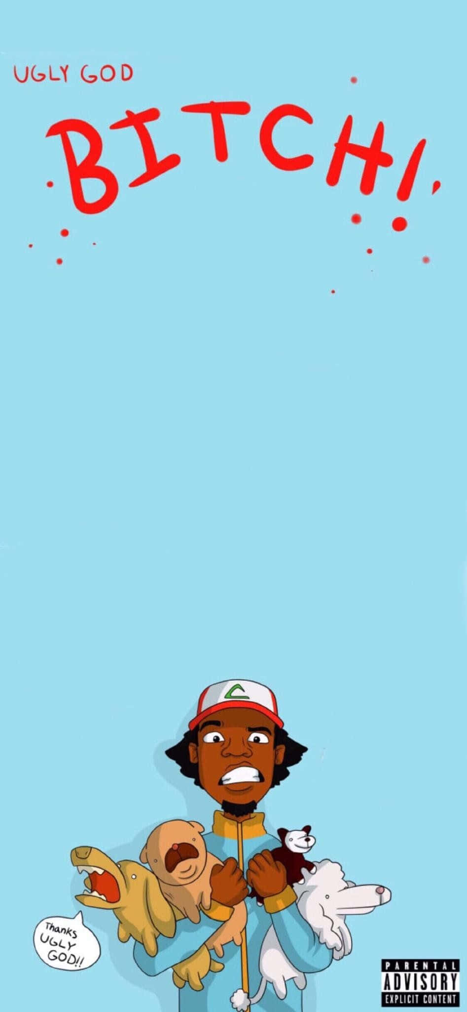 Dos raperos de caricatura en una batalla amistosa Fondos de pantalla