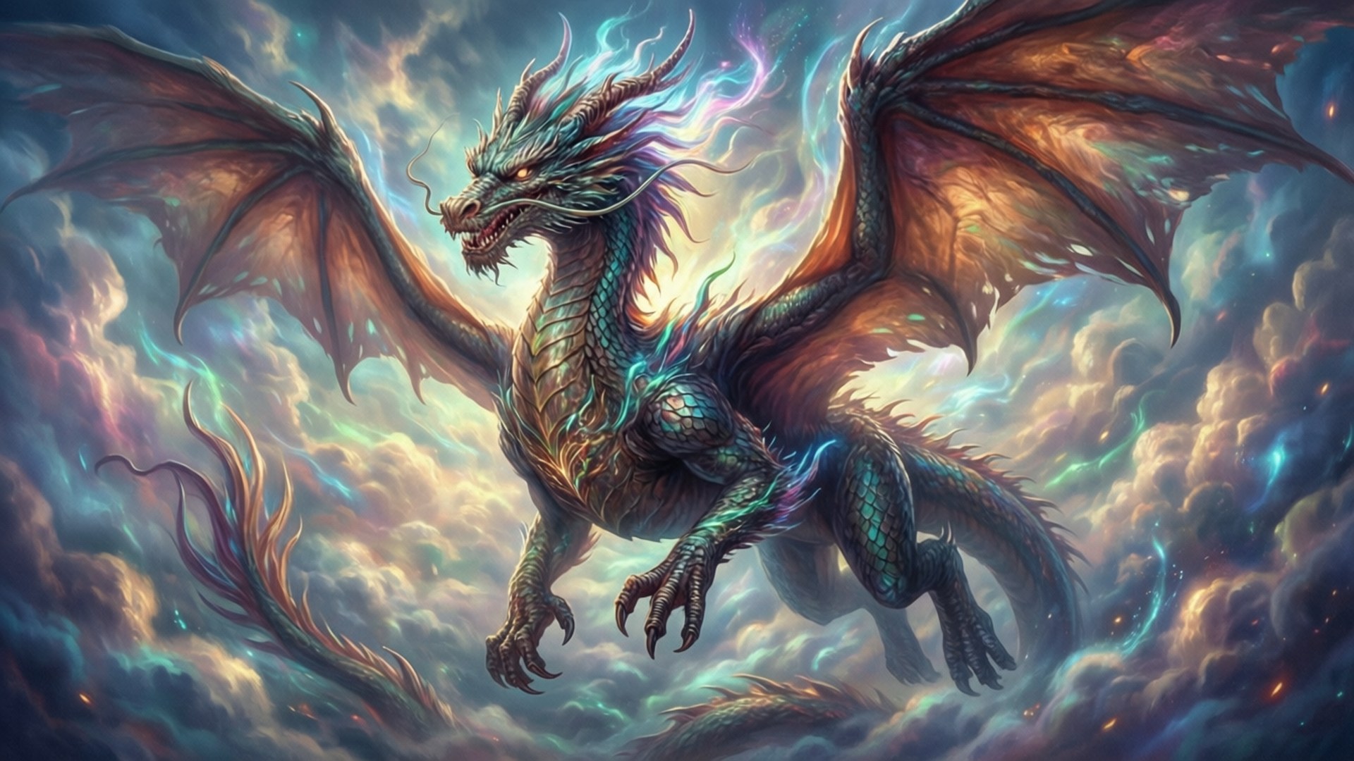 Dragón Divino Ascendente Fondos de pantalla