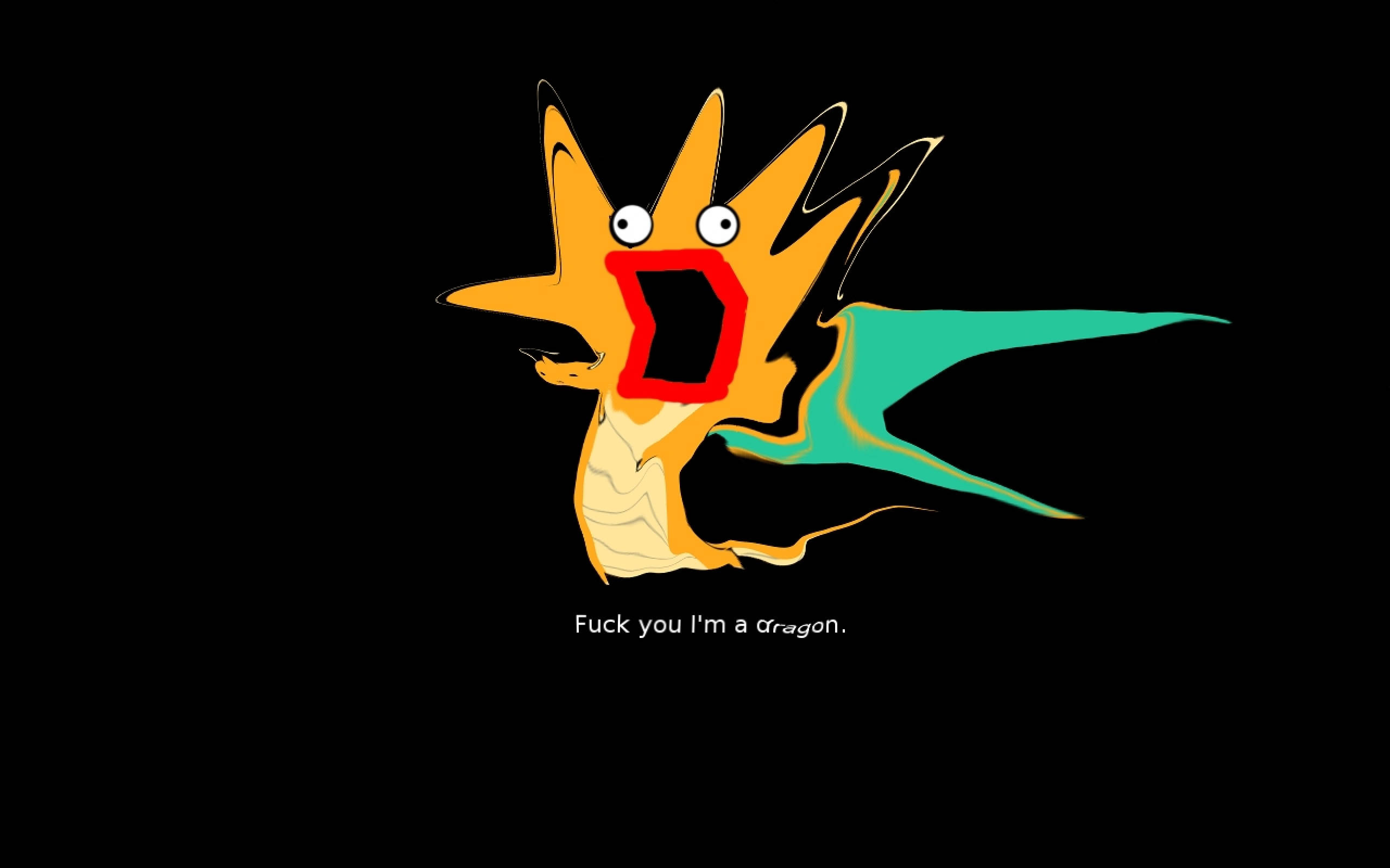 Dragonite divertido de anime Fondos de pantalla