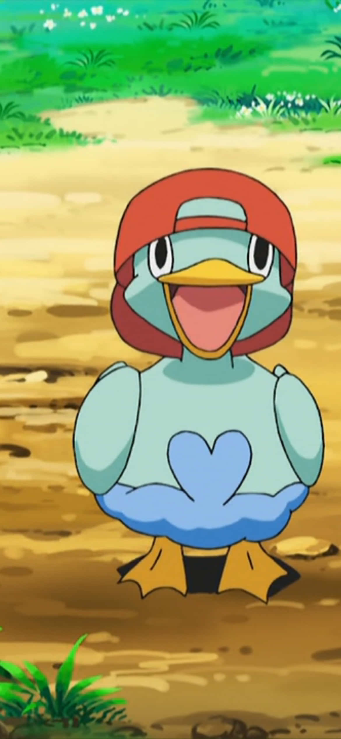 Ducklett con Gorro Rojo Fondos de pantalla