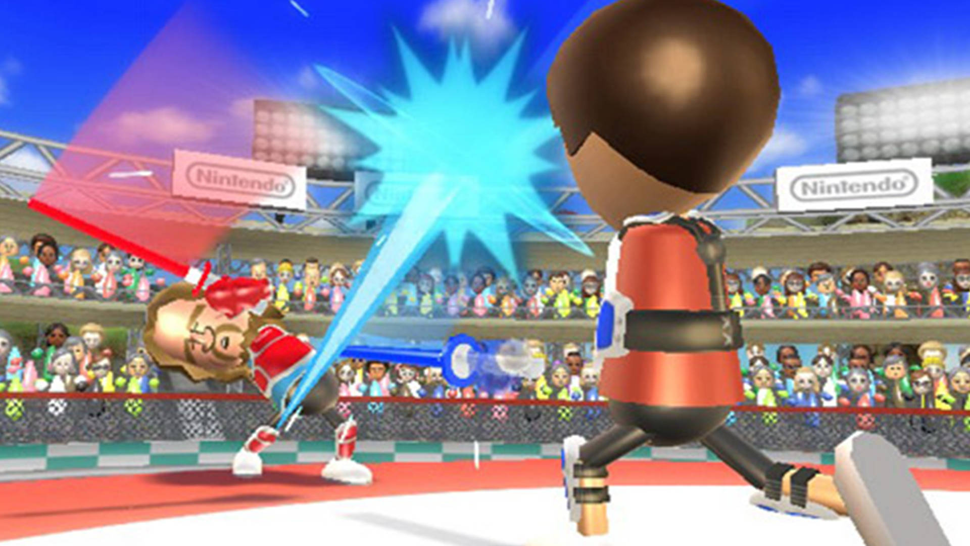Duelo Intenso de Espadas en Wii Sports Resort Fondos de pantalla
