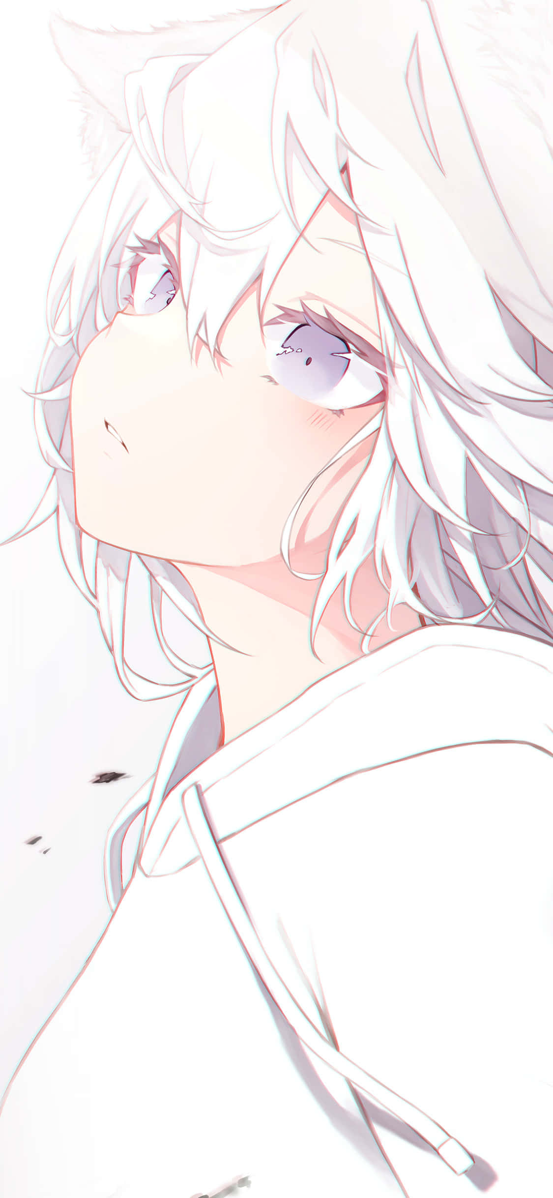 Dulce Chica Anime Blanca Fondos de pantalla
