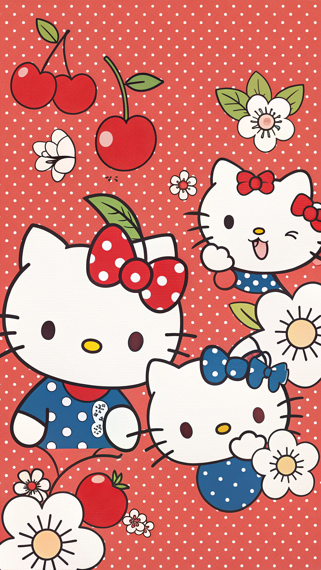Dulce Diversión de Hello Kitty Fondos de pantalla