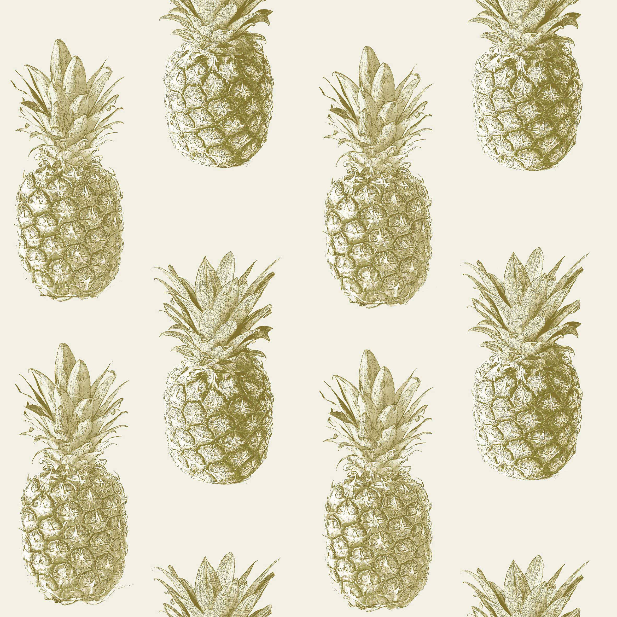 Dulce patrón de piña pintado. Fondos de pantalla