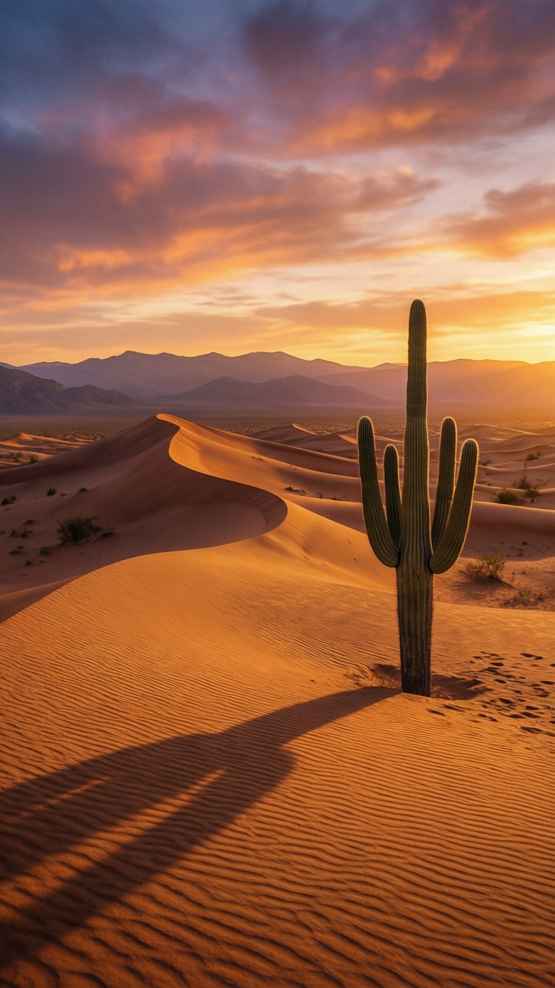 Dunas del Desierto al Atardecer Fondos de pantalla