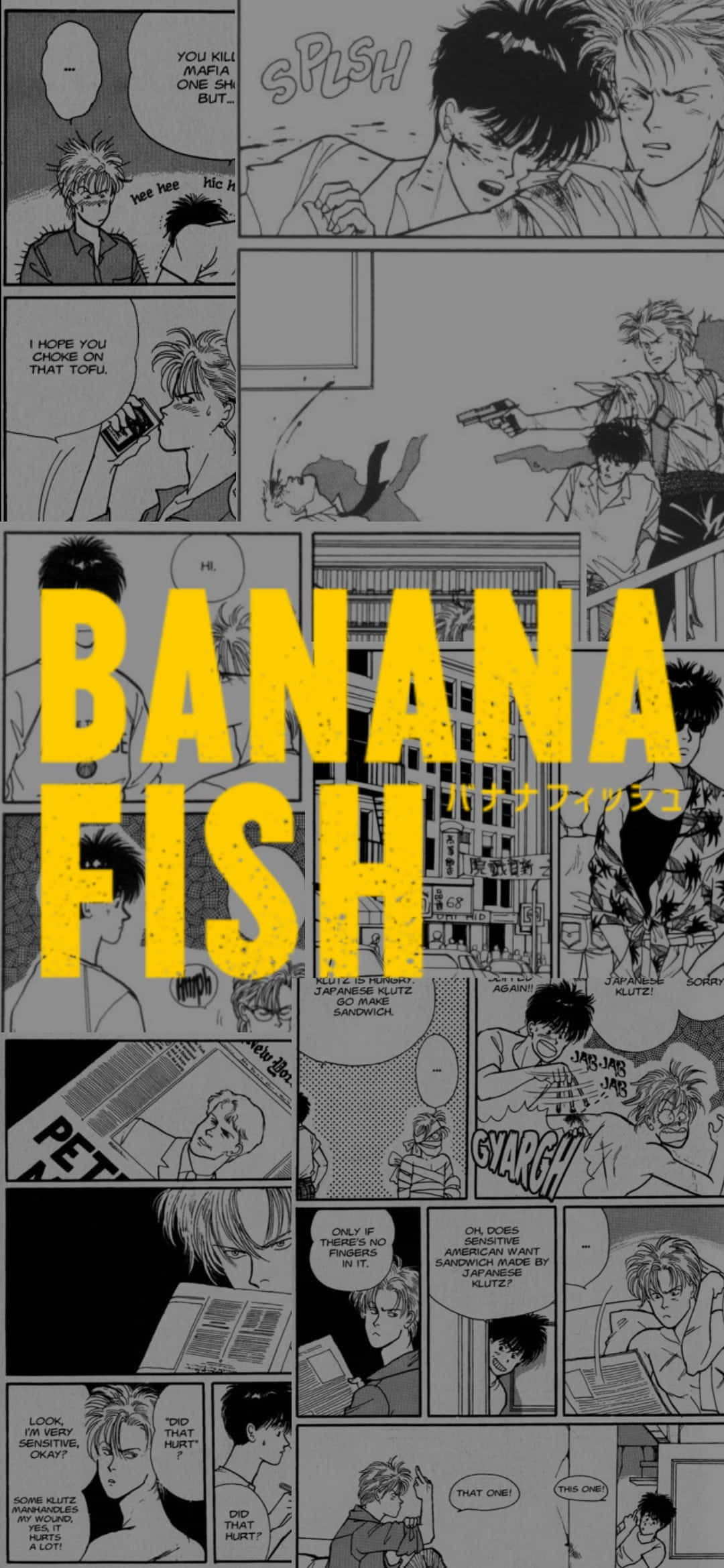 Dúo Dinámico en Acción - Ash Lynx y Eiji Okumura de Banana Fish Fondos de pantalla