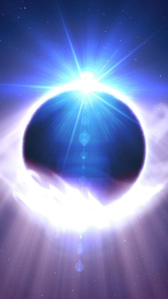 Eclipse Solar Espacio iPhone Fondos de pantalla