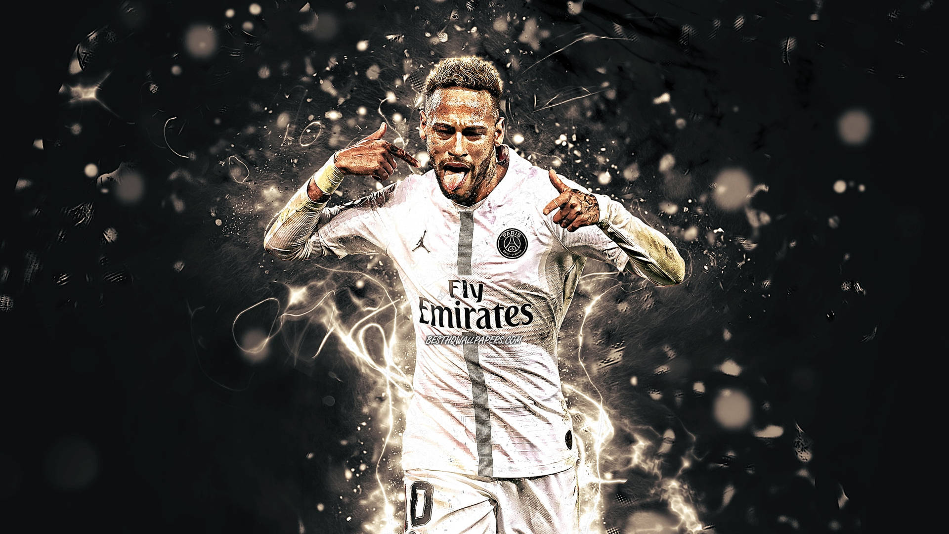 Edición 4K del Atleta Profesional Neymar Fondos de pantalla