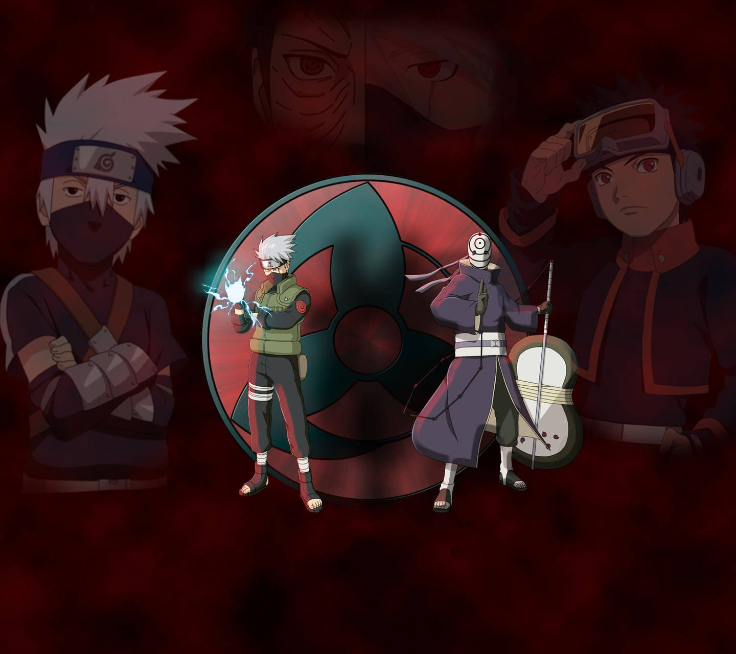 Edición de Tobi, Naruto y Kakashi Fondos de pantalla
