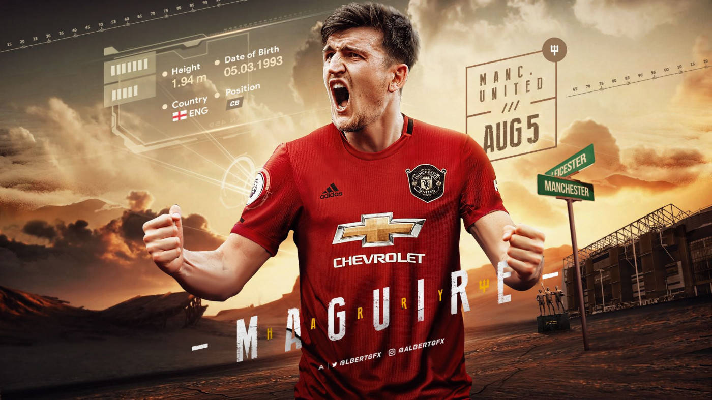 Edición genial de arte de fan de Harry Maguire Fondos de pantalla