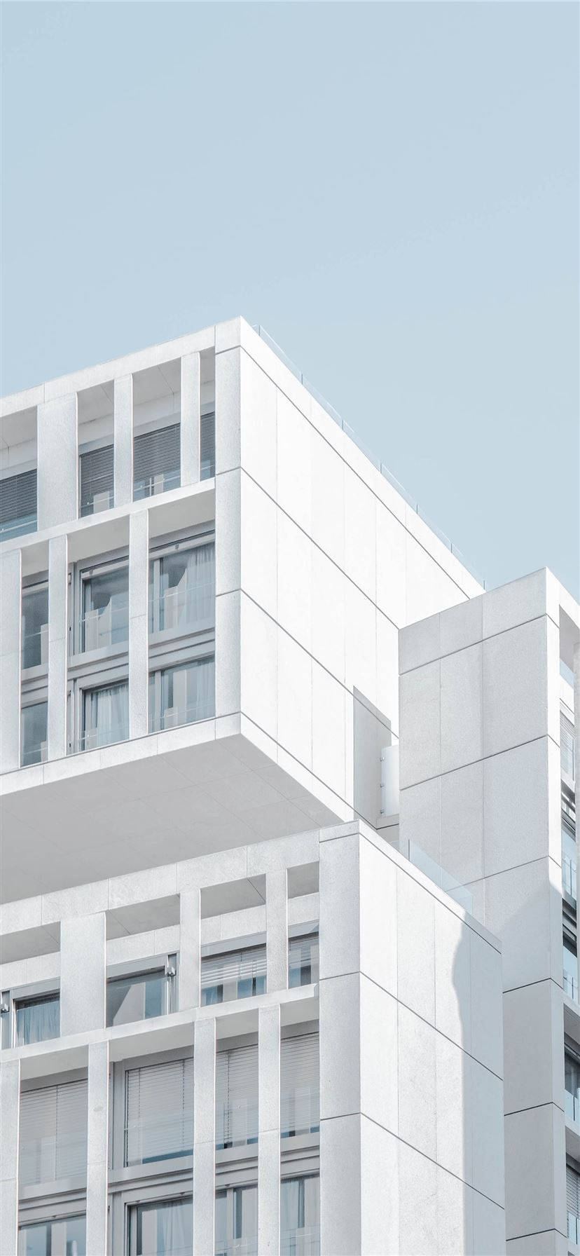Edificio Moderno Blanco iPhone Fondos de pantalla
