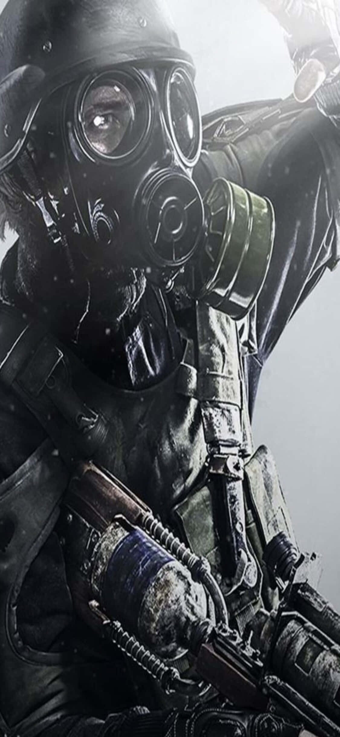 Efecto blanco y negro Fondo iPhone X Metro Last Light Fondos de pantalla