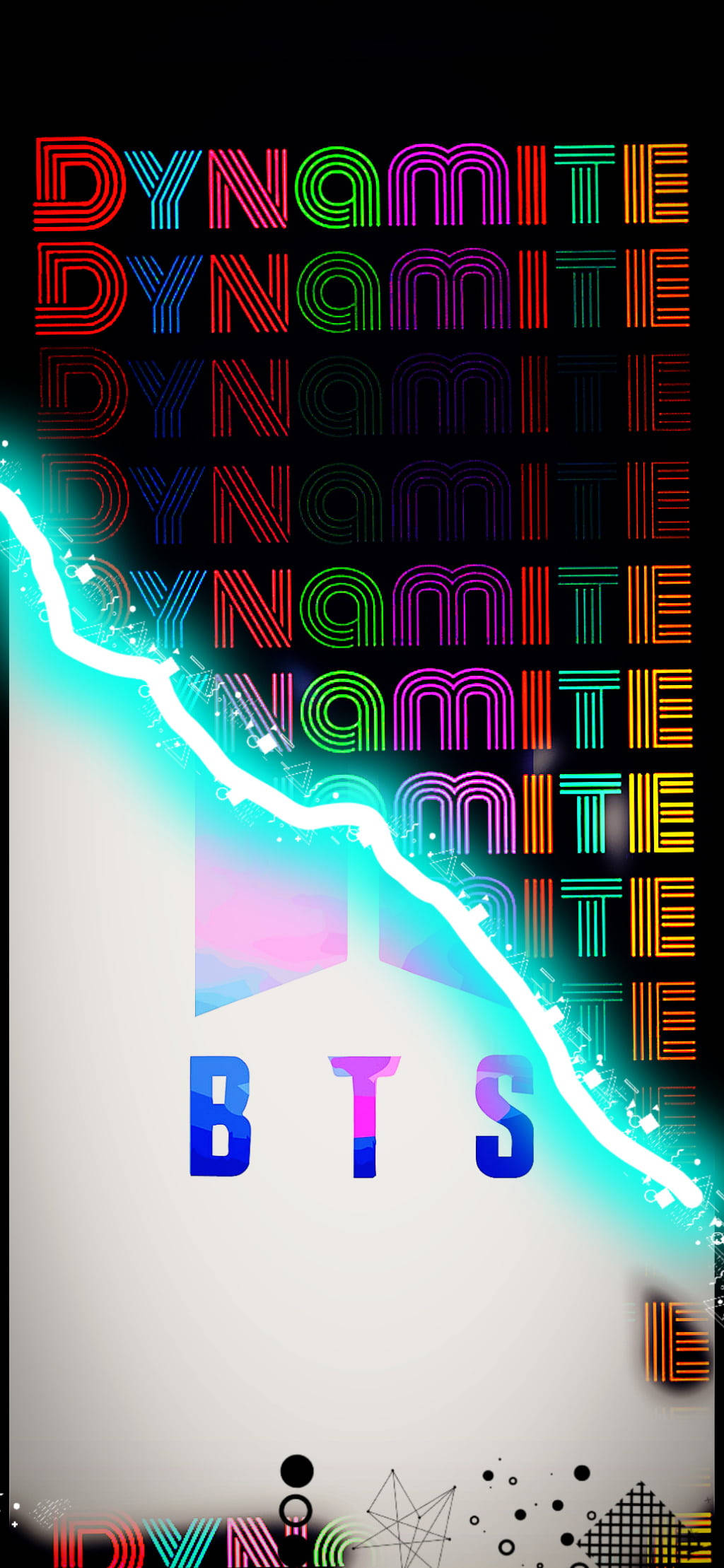 Efecto de transición Cool de BTS Dynamite Fondos de pantalla