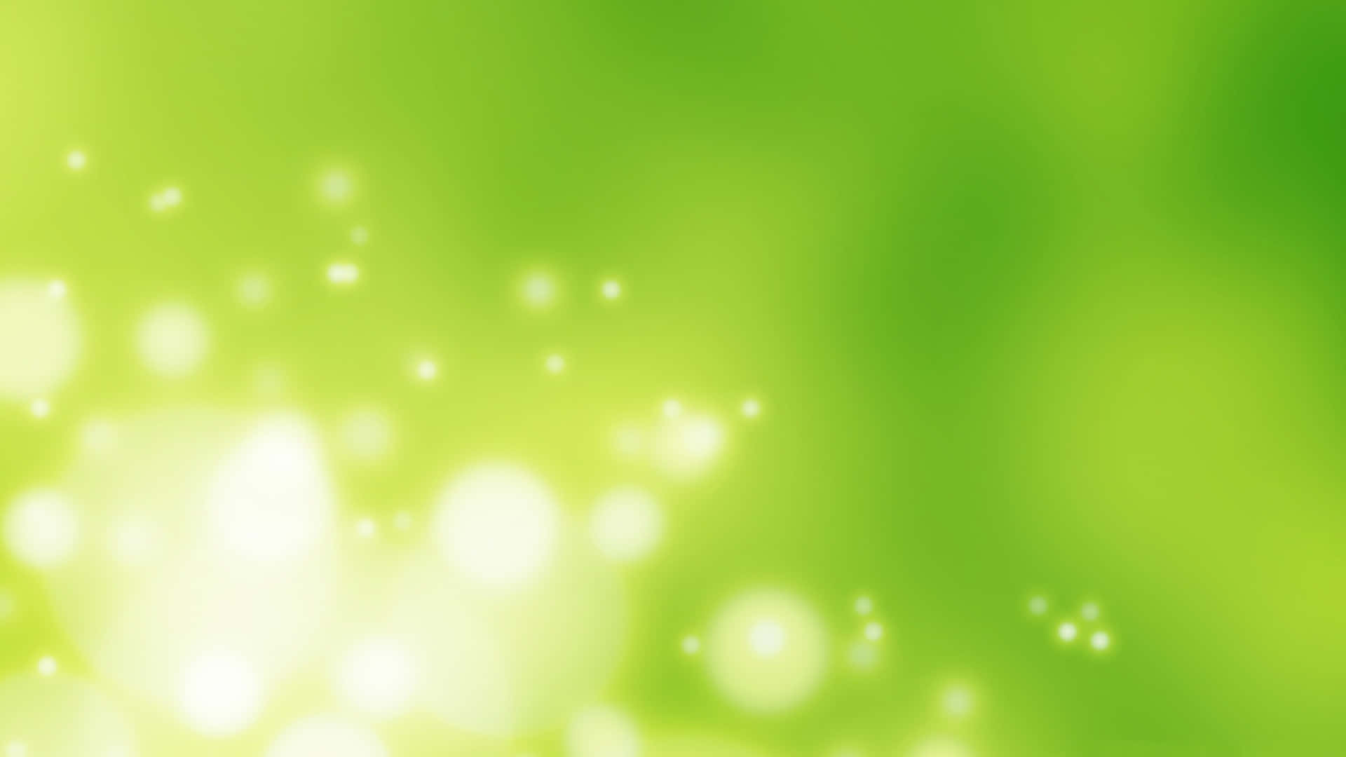 Efectos Bokeh sobre Fondo Verde Claro Degradado Fondos de pantalla
