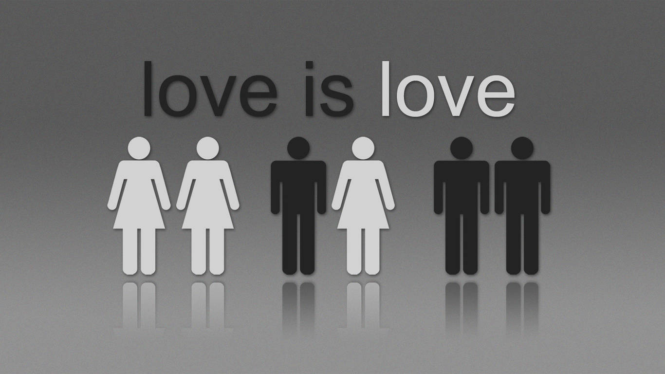 El amor es amor Símbolos LGBTQ Fondos de pantalla