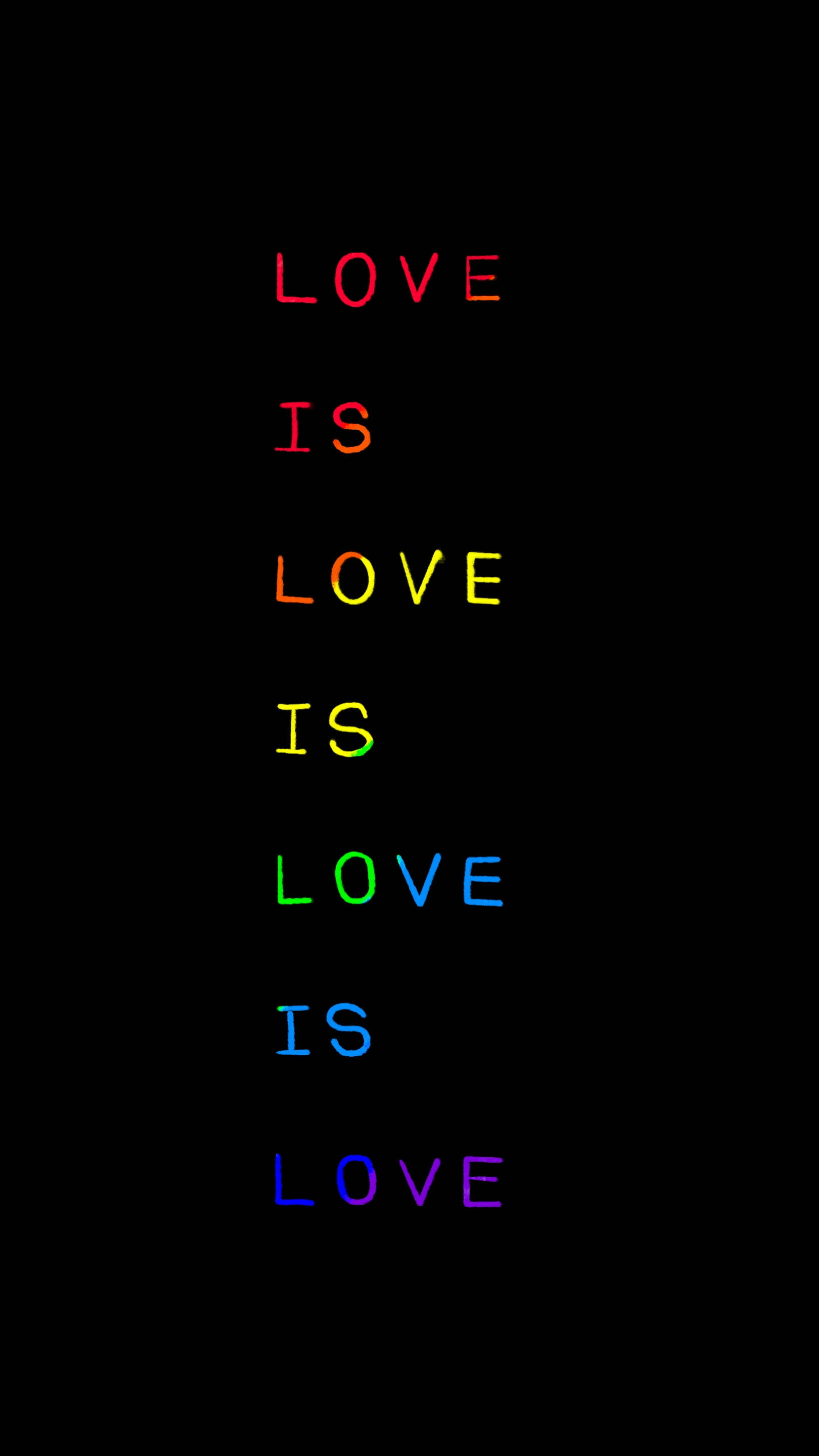 El amor es amor texto LGBT teléfono Fondos de pantalla