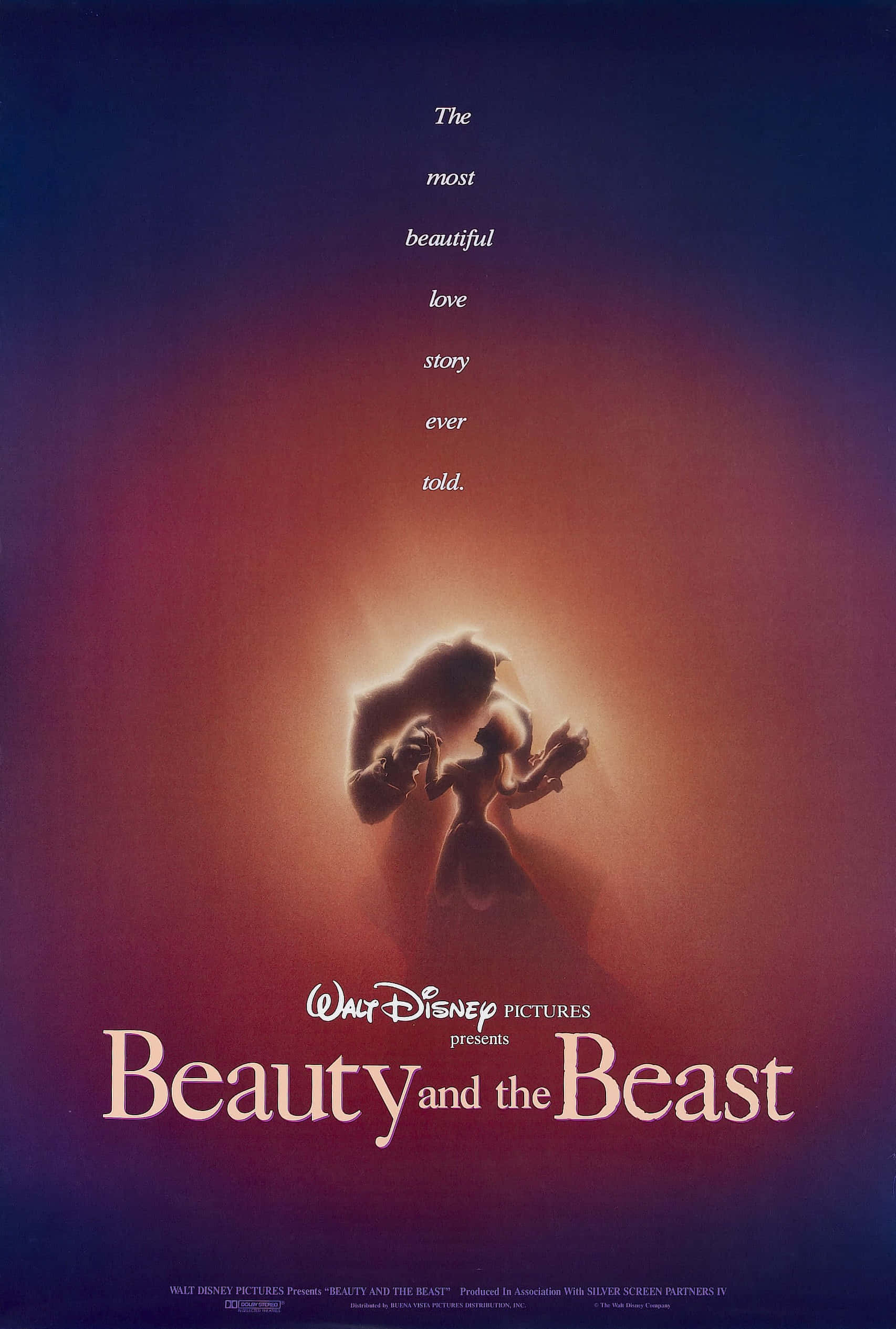 El amor verdadero triunfa en el clásico animado de Disney, La Bella y la Bestia Fondos de pantalla