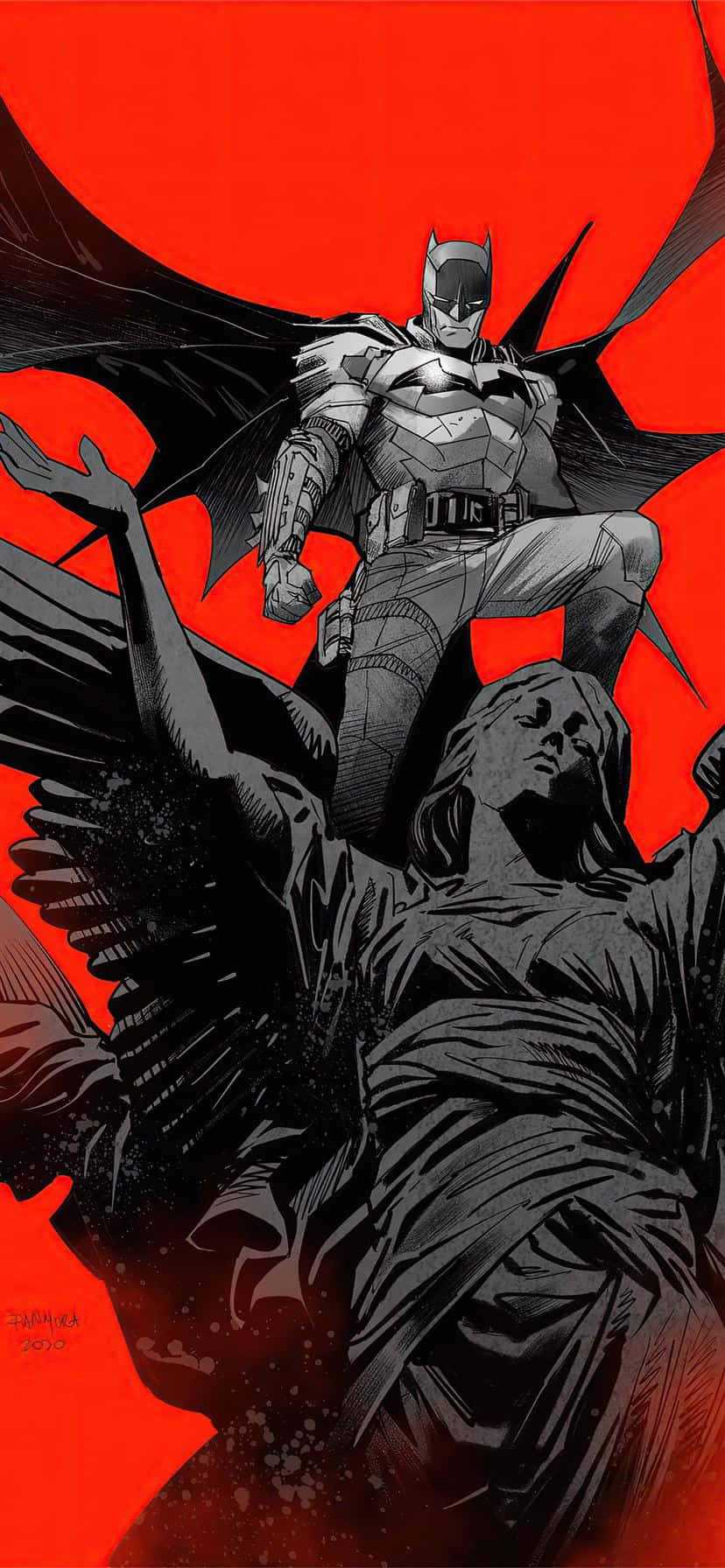 El Caballero Oscuro en tu iPhone Fondos de pantalla