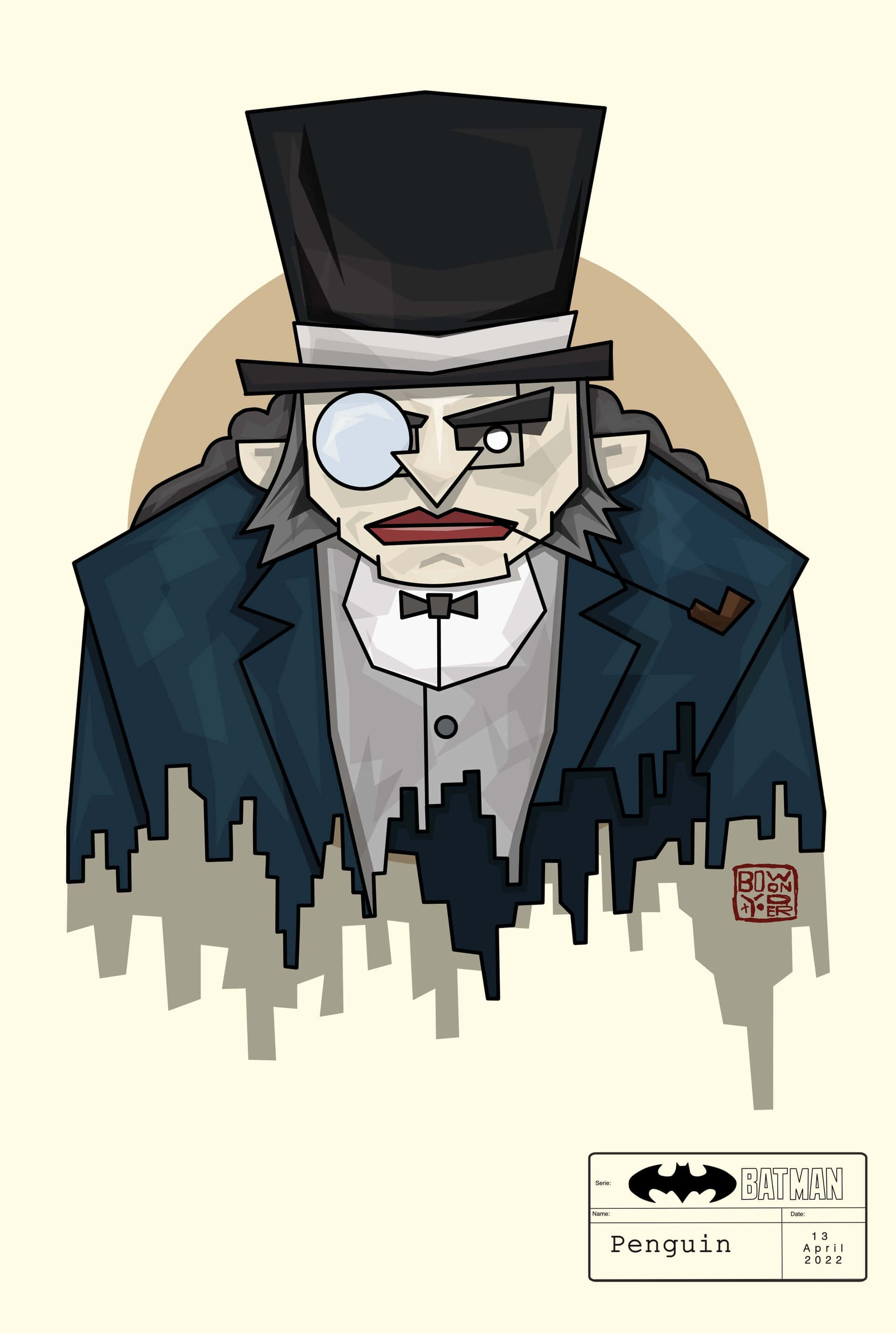 El Caballero Oscuro se enfrenta a The Penguin Fondos de pantalla