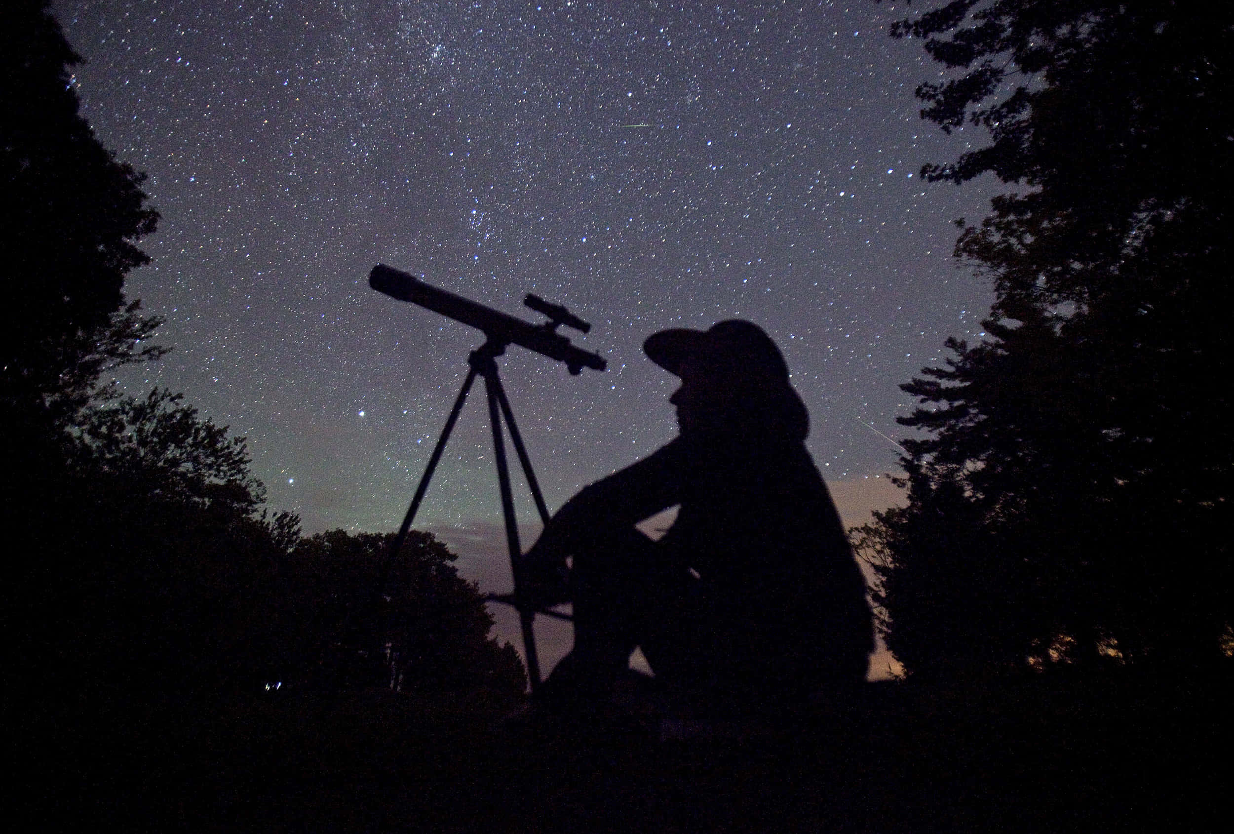 “El cielo nocturno iluminado por estrellas” Fondos de pantalla
