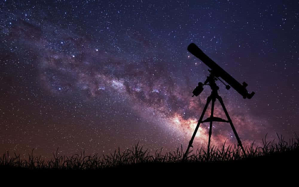 El cielo nocturno lleno de estrellas. Fondos de pantalla
