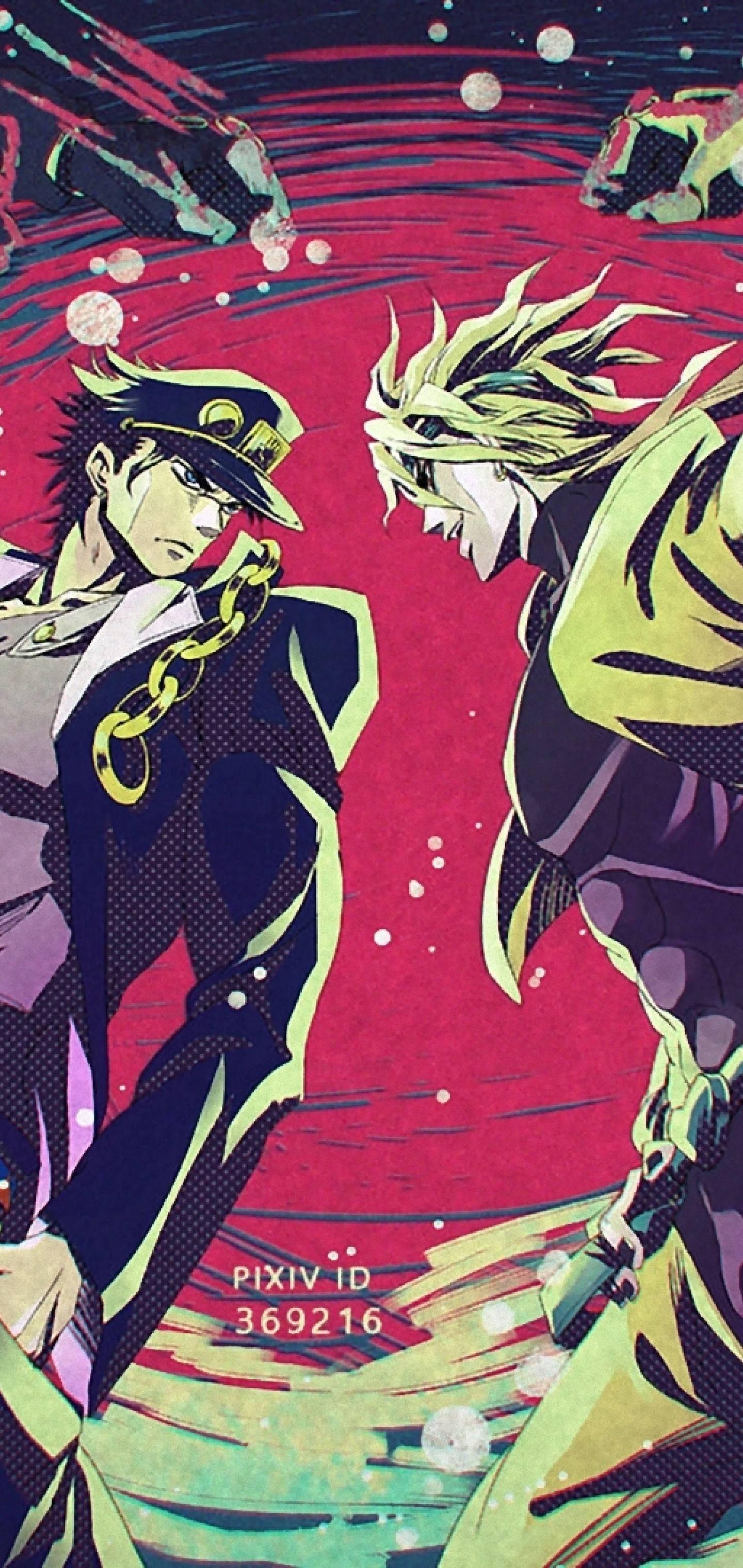 El duelo épico entre Jotaro y Dio de Jojo's Bizarre Adventure Fondos de pantalla