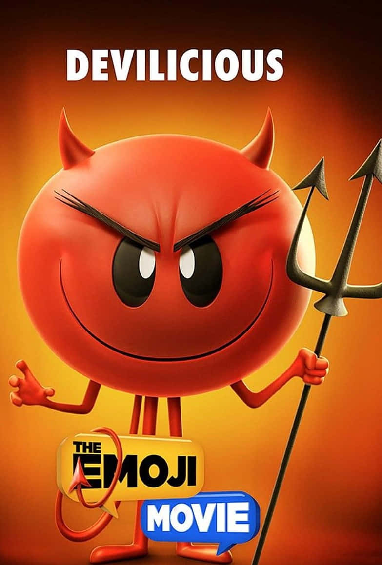 El emoji diablo de La Película de los Emojis Fondos de pantalla