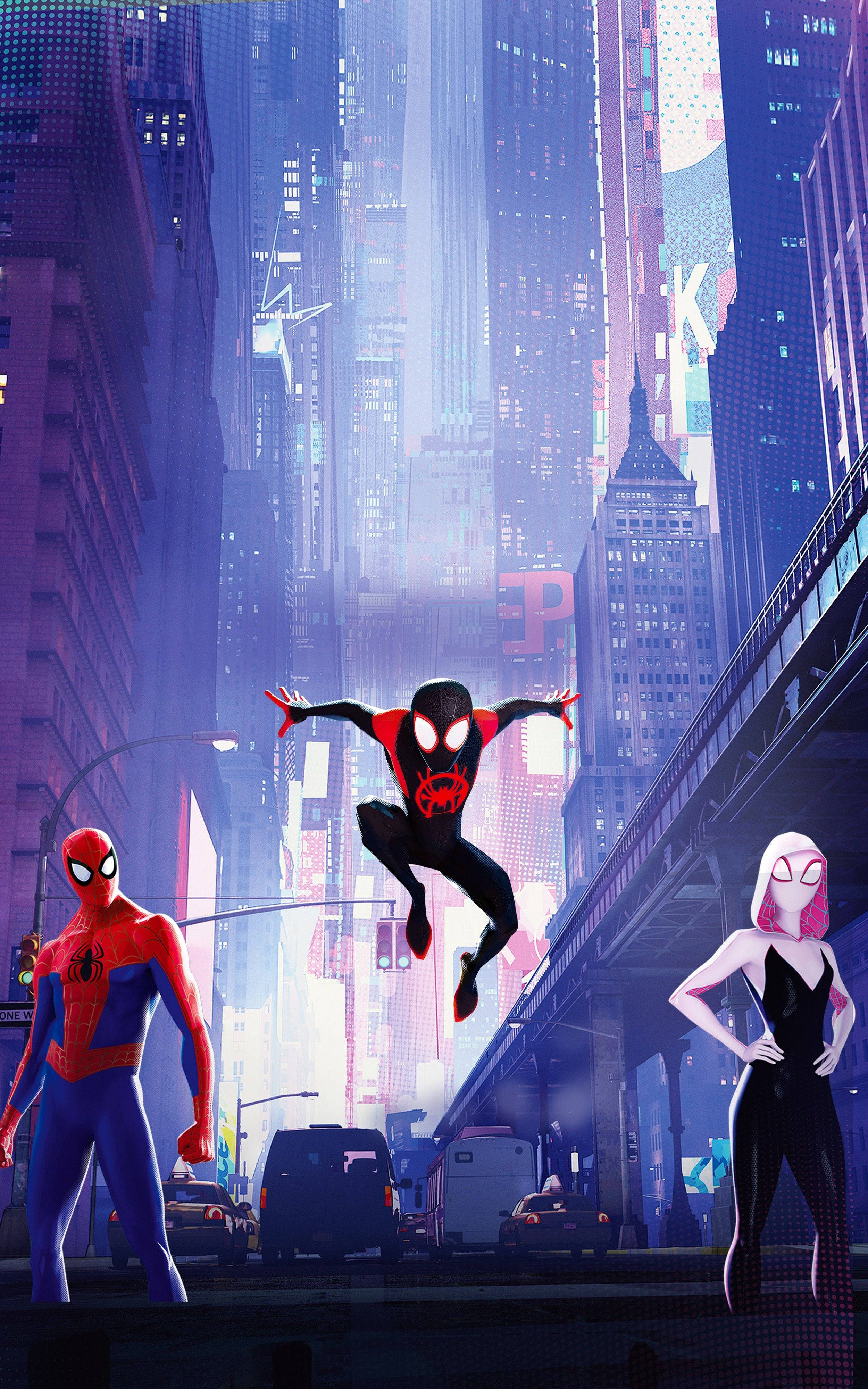 El Espectacular Spider-Verse Une a Tres Spider-Men Fondos de pantalla