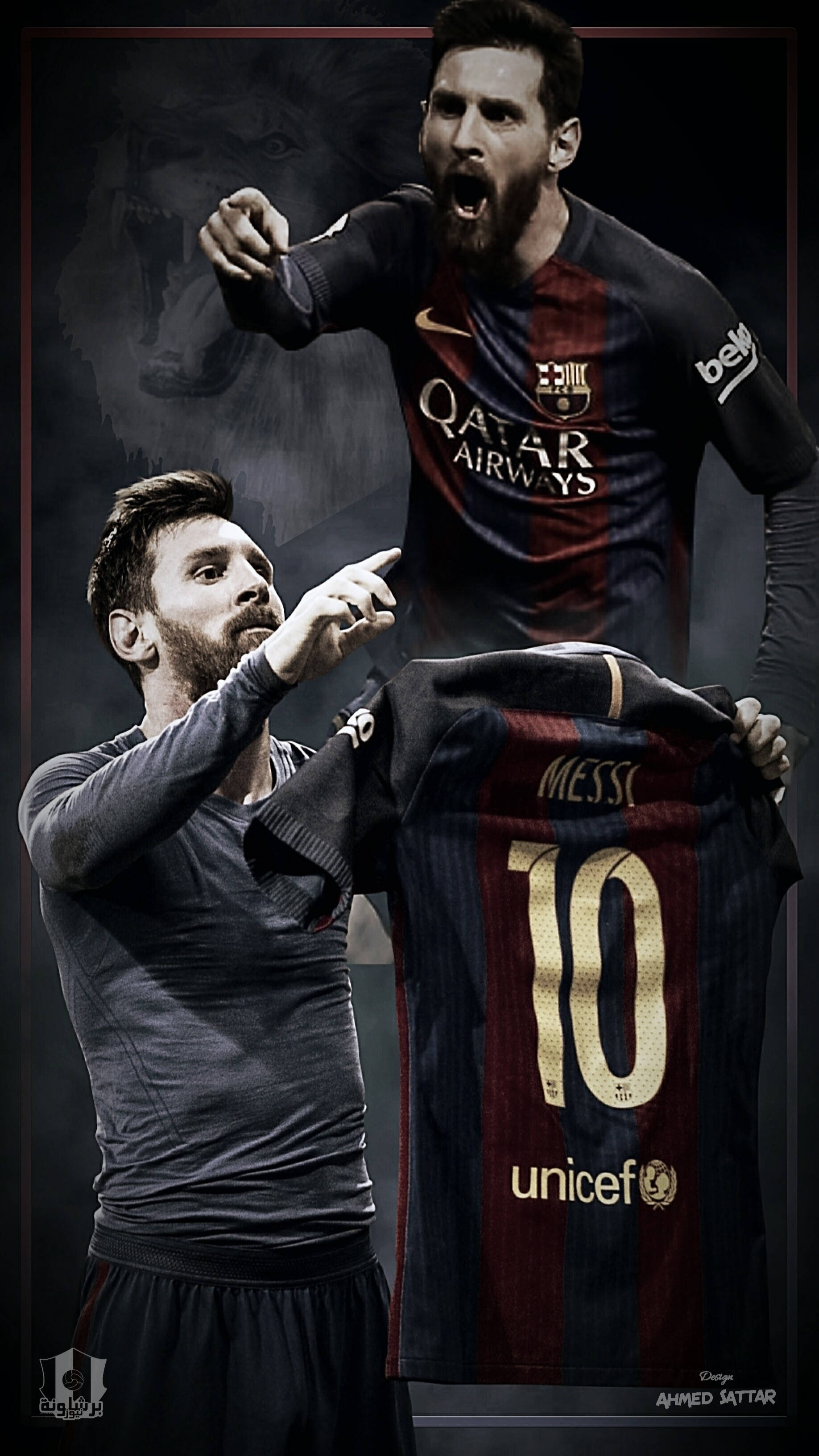 El gran Leo Messi ruge de emoción Fondos de pantalla