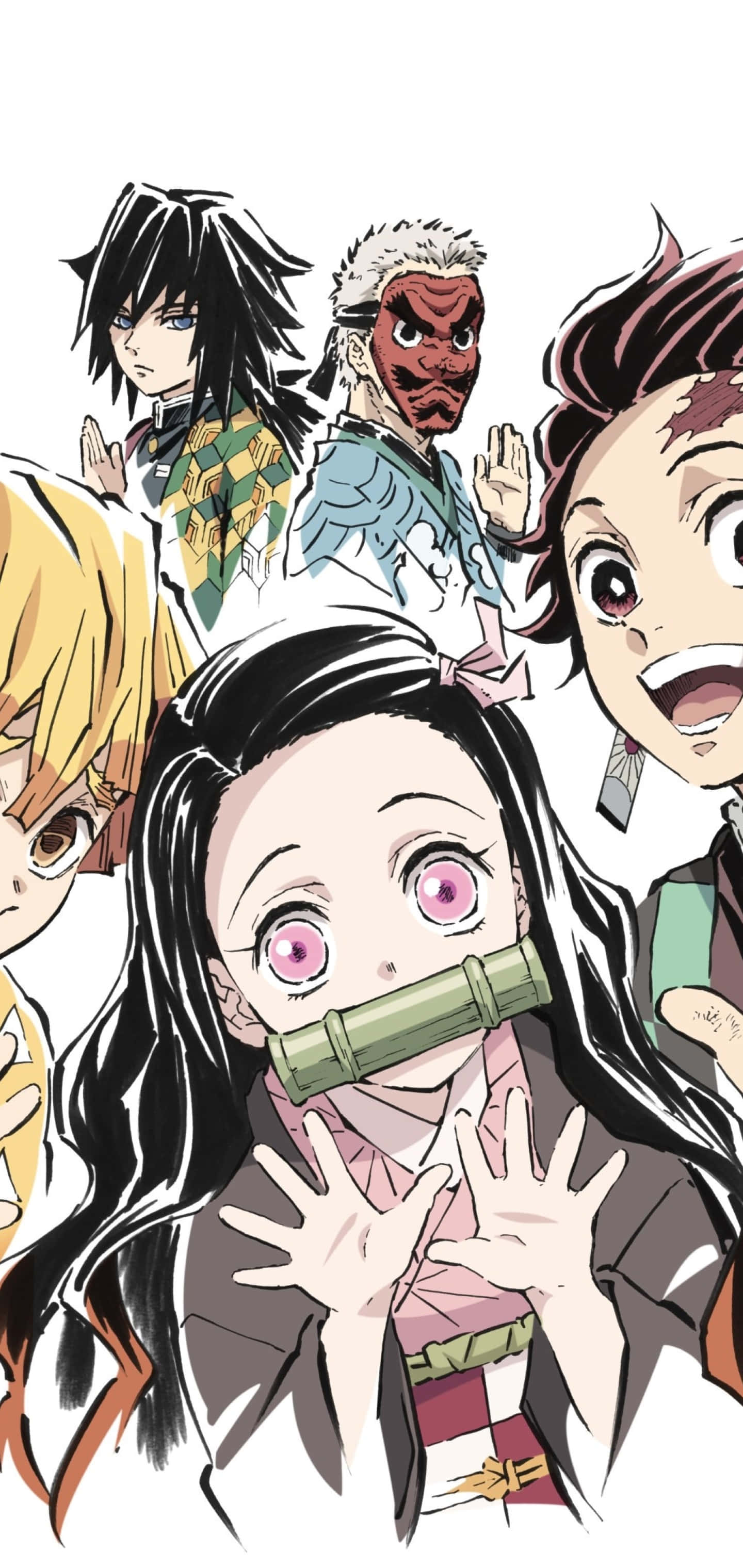 El grupo de cazadores de demonios de Kimetsu No Yaiba se une para exterminar monstruos Fondos de pantalla