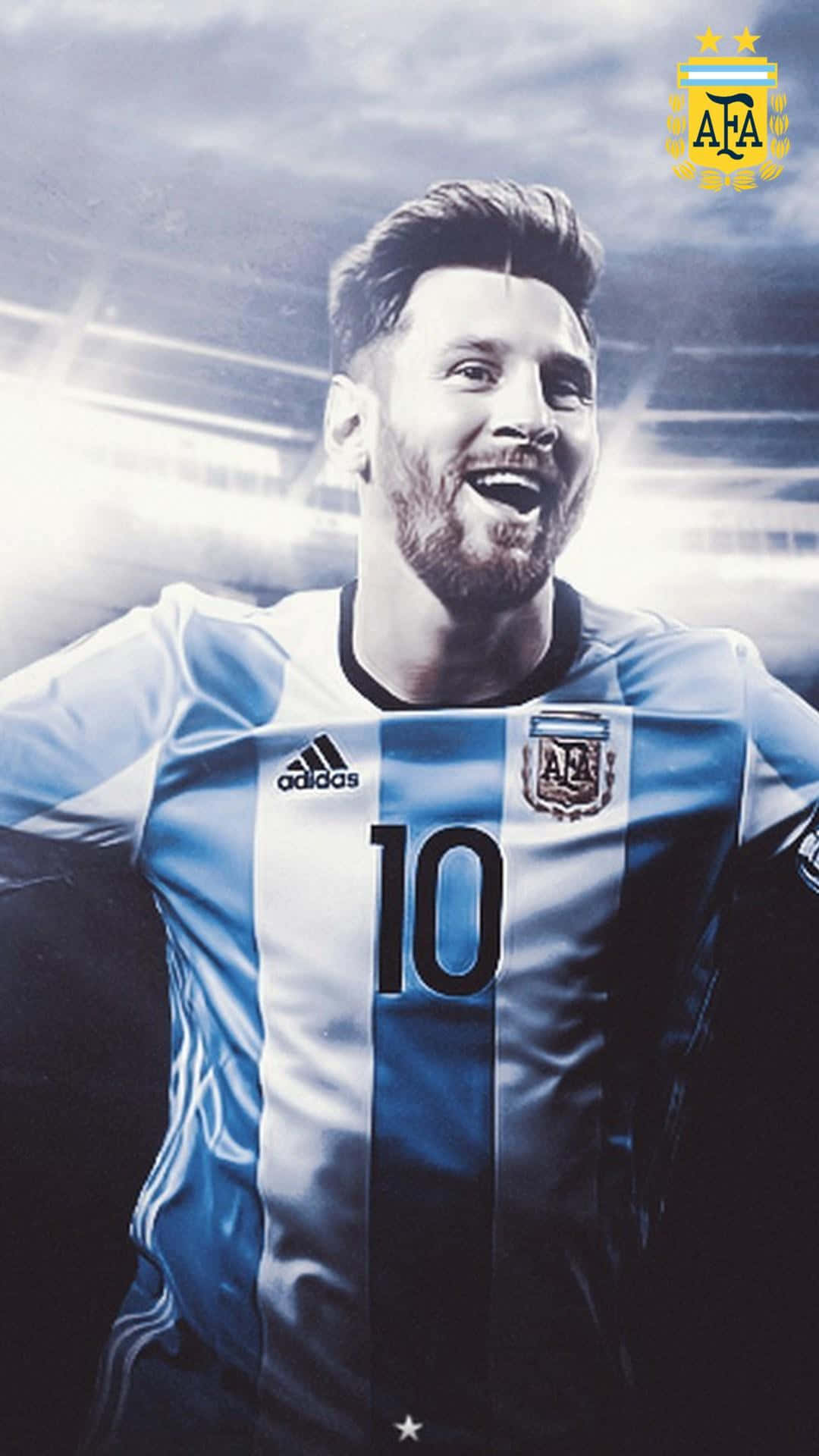 "El icónico Lionel Messi adorna millones de iPhones en todo el mundo" Fondos de pantalla