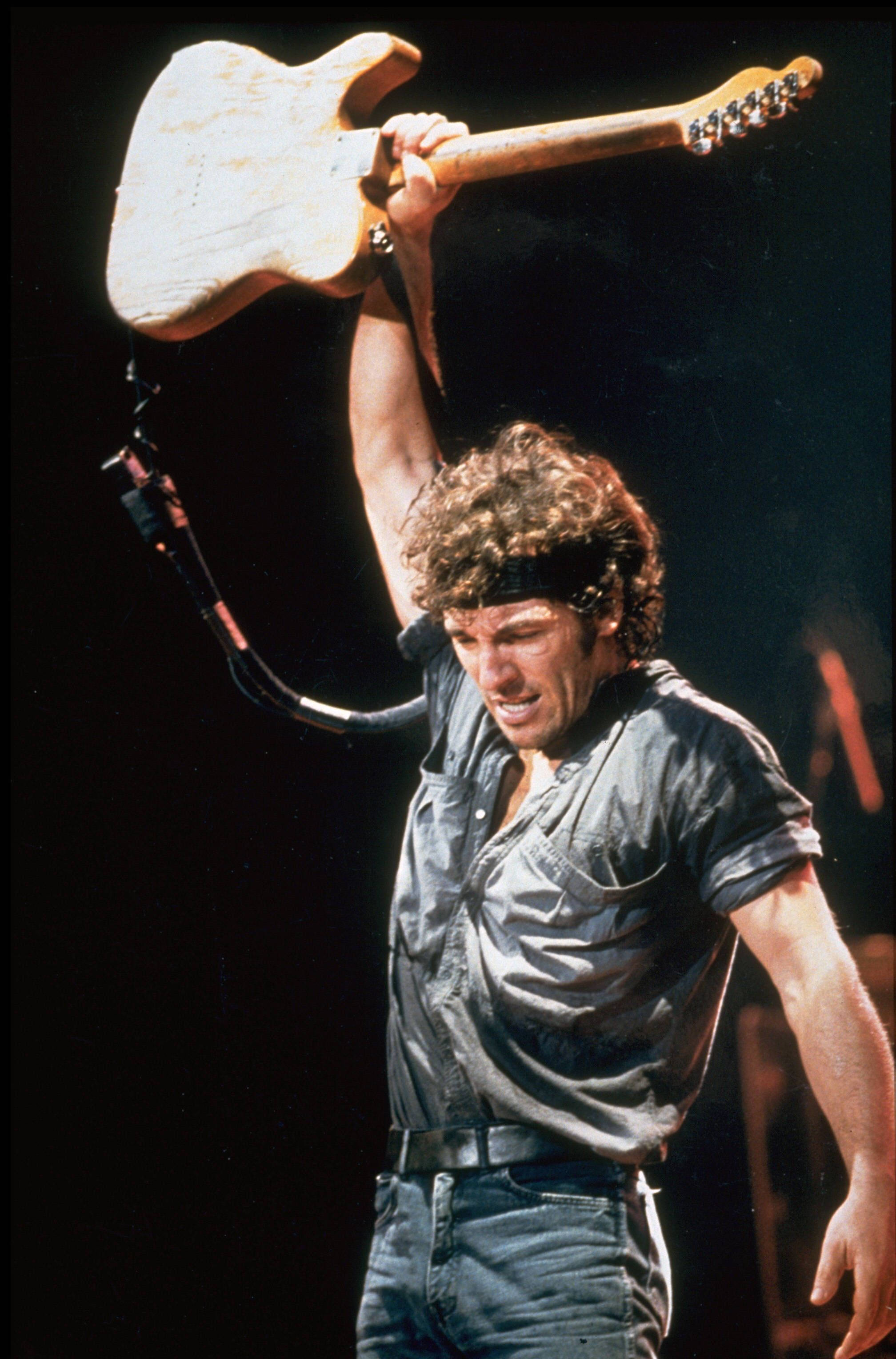 El Icónico Rockstar Bruce Springsteen Actuando en Vivo Fondos de pantalla
