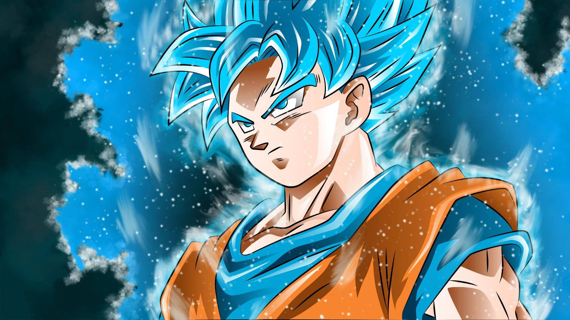 El icónico Son Goku en una pose icónica Fondos de pantalla