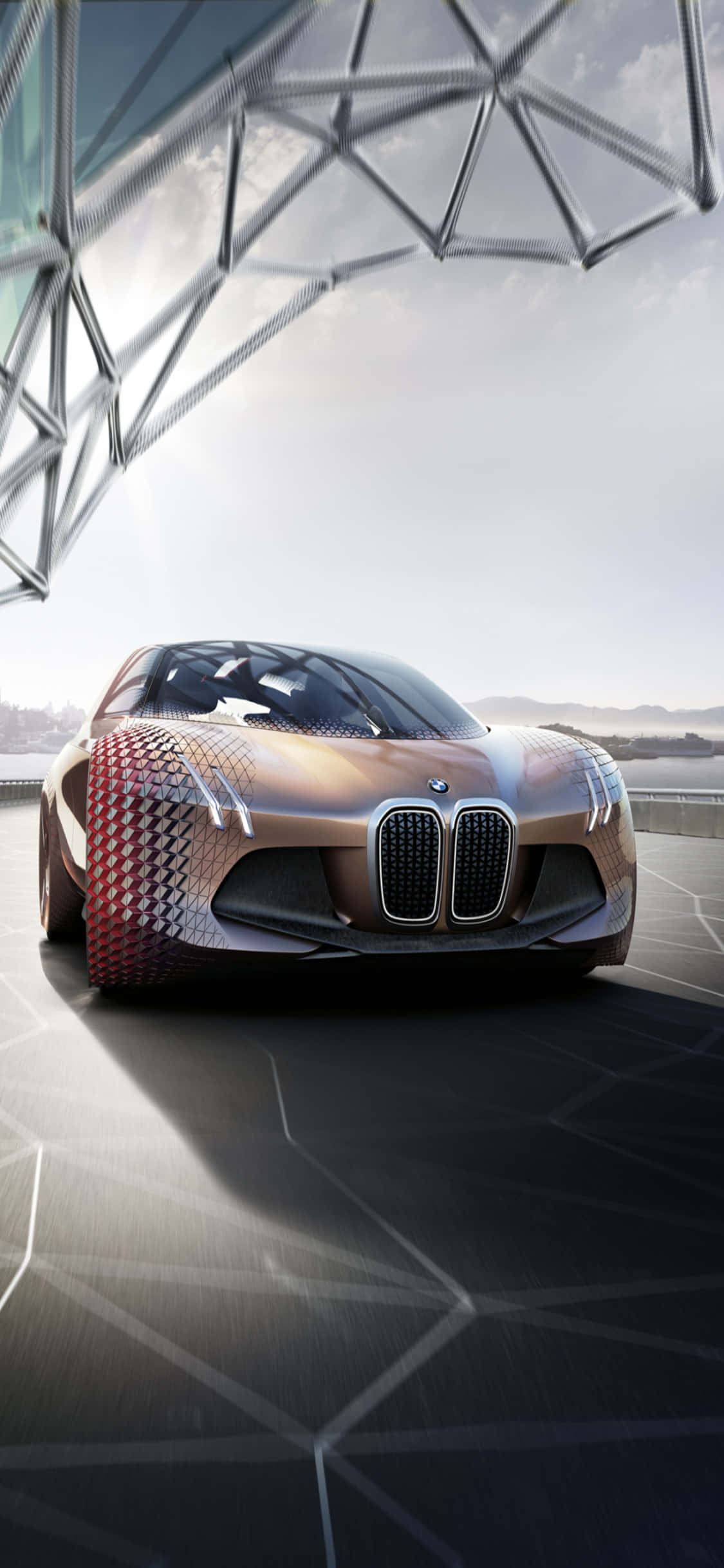 El iPhone X con un BMW al fondo es el ejemplo perfecto de lujo y vida de lujo. Fondos de pantalla